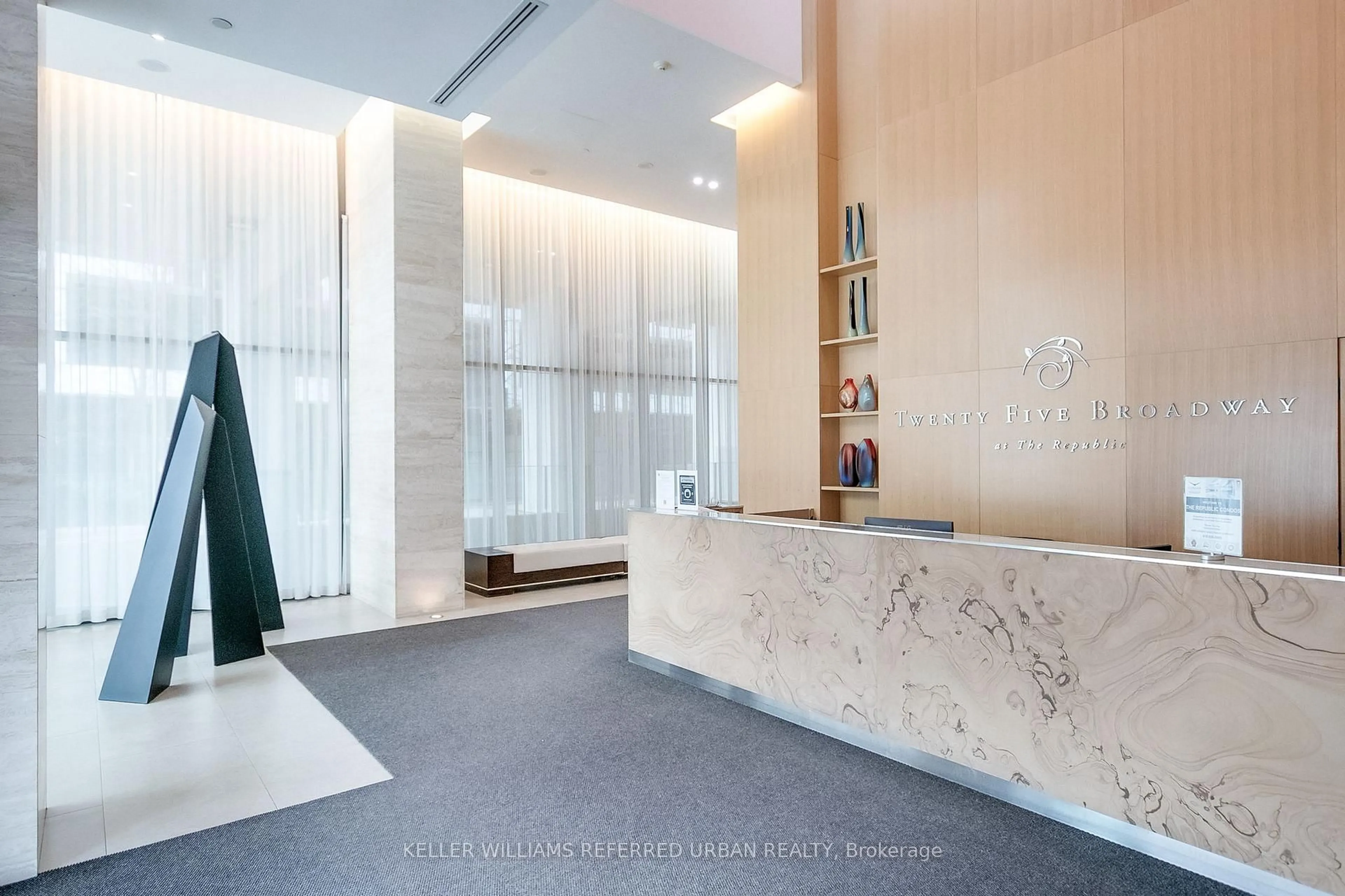 Lobby for 25 Broadway Ave #1502, Toronto Ontario M4P 1T7