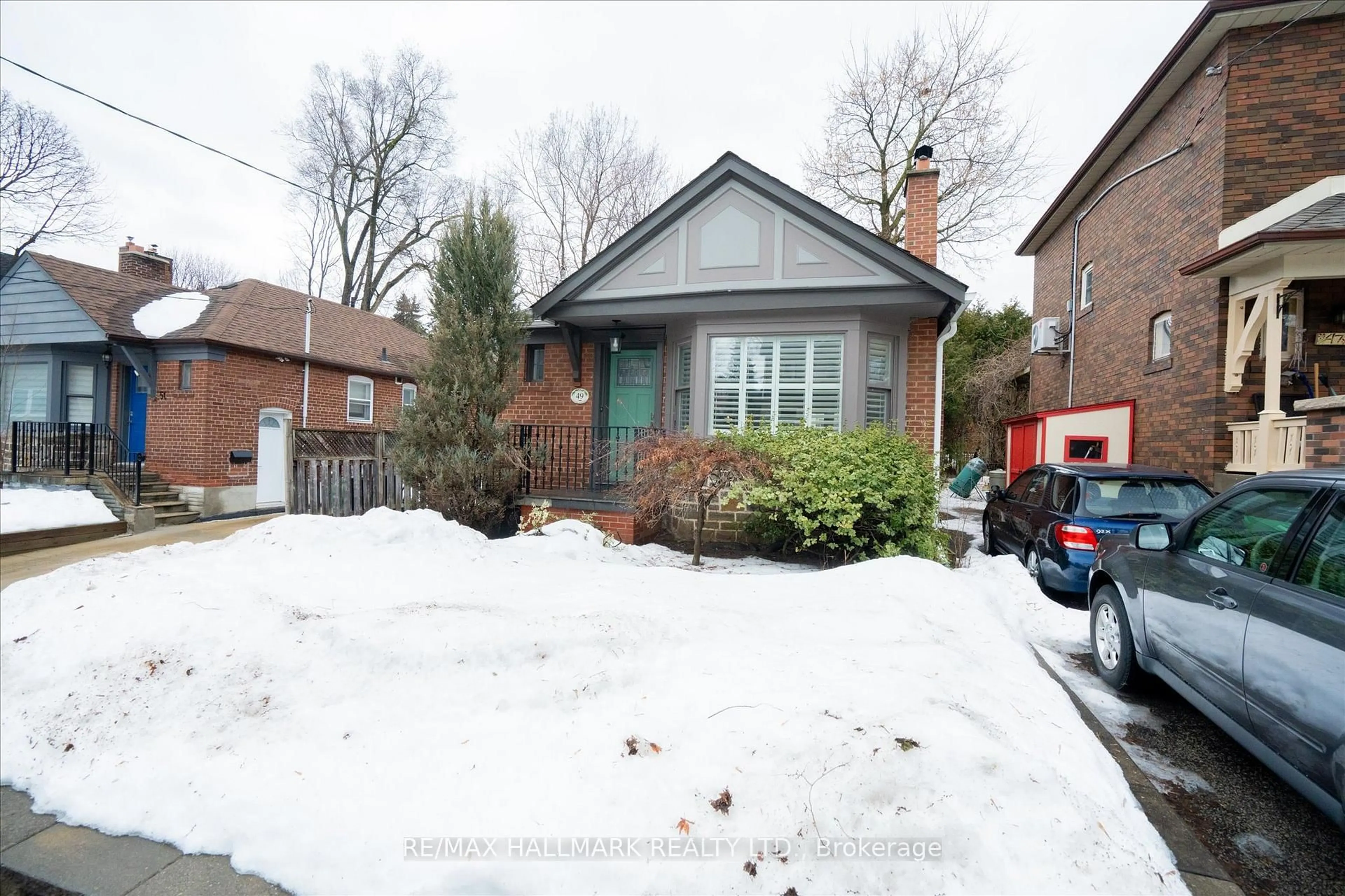 Home with brick exterior material, street for 49 Elvina Gdns, Toronto Ontario M4P 1X7