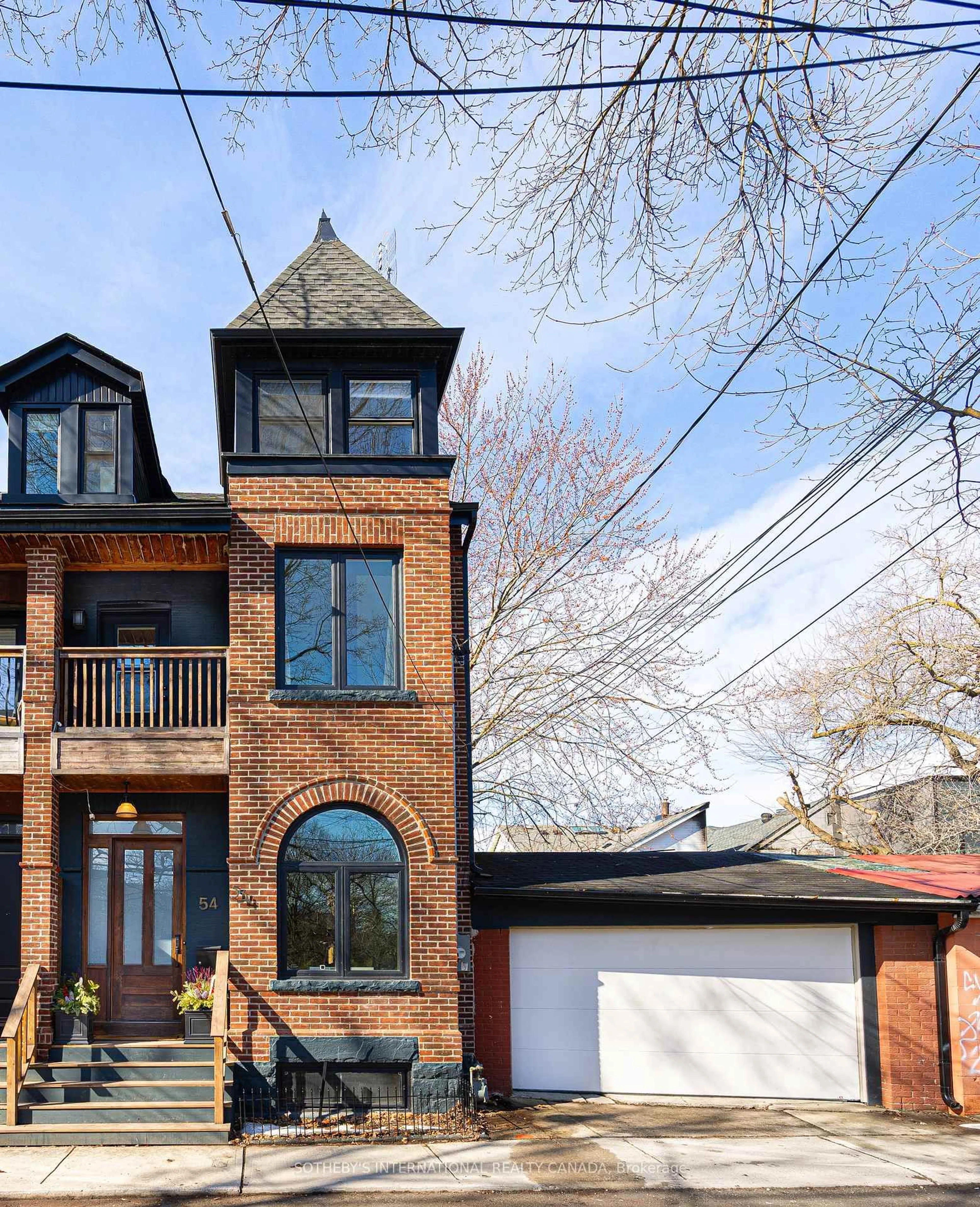 Home with brick exterior material, street for 54 Stanley Terrace Ave, Toronto Ontario M6J 2R4