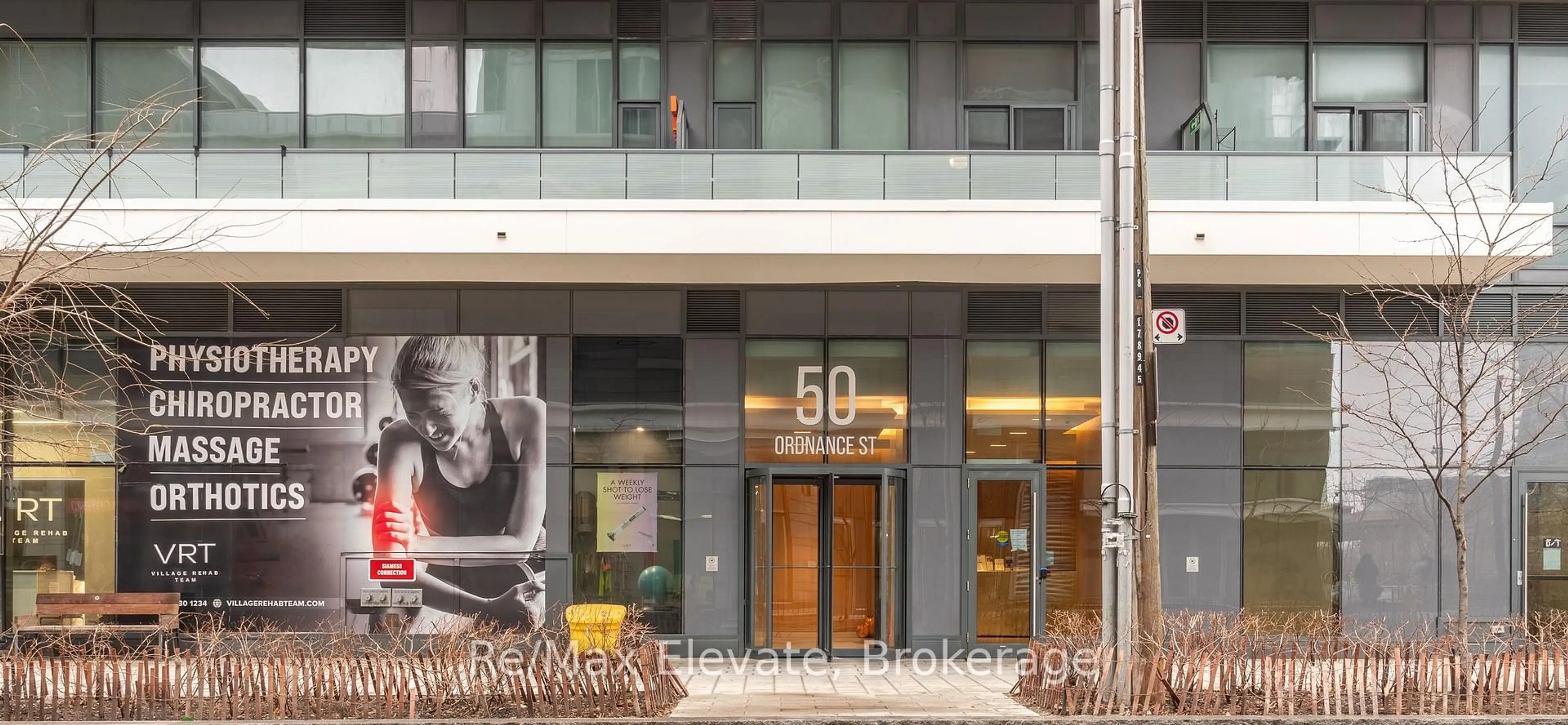 Indoor foyer for 50 Ordnance St #3107, Toronto Ontario M6K 0C9