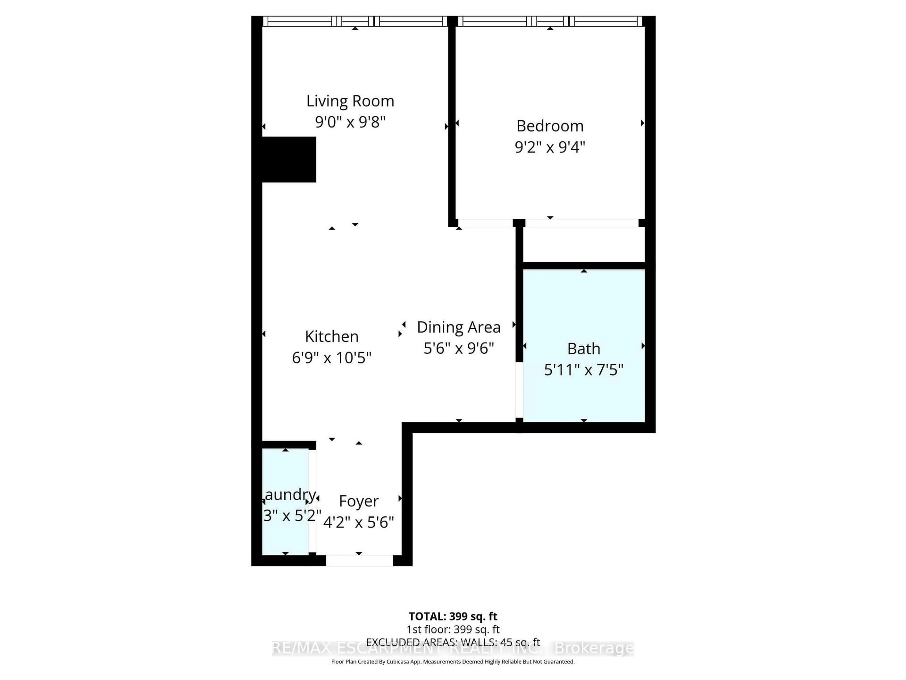 Floor plan for 10 YORK St #5512, Toronto Ontario M5J 0E1