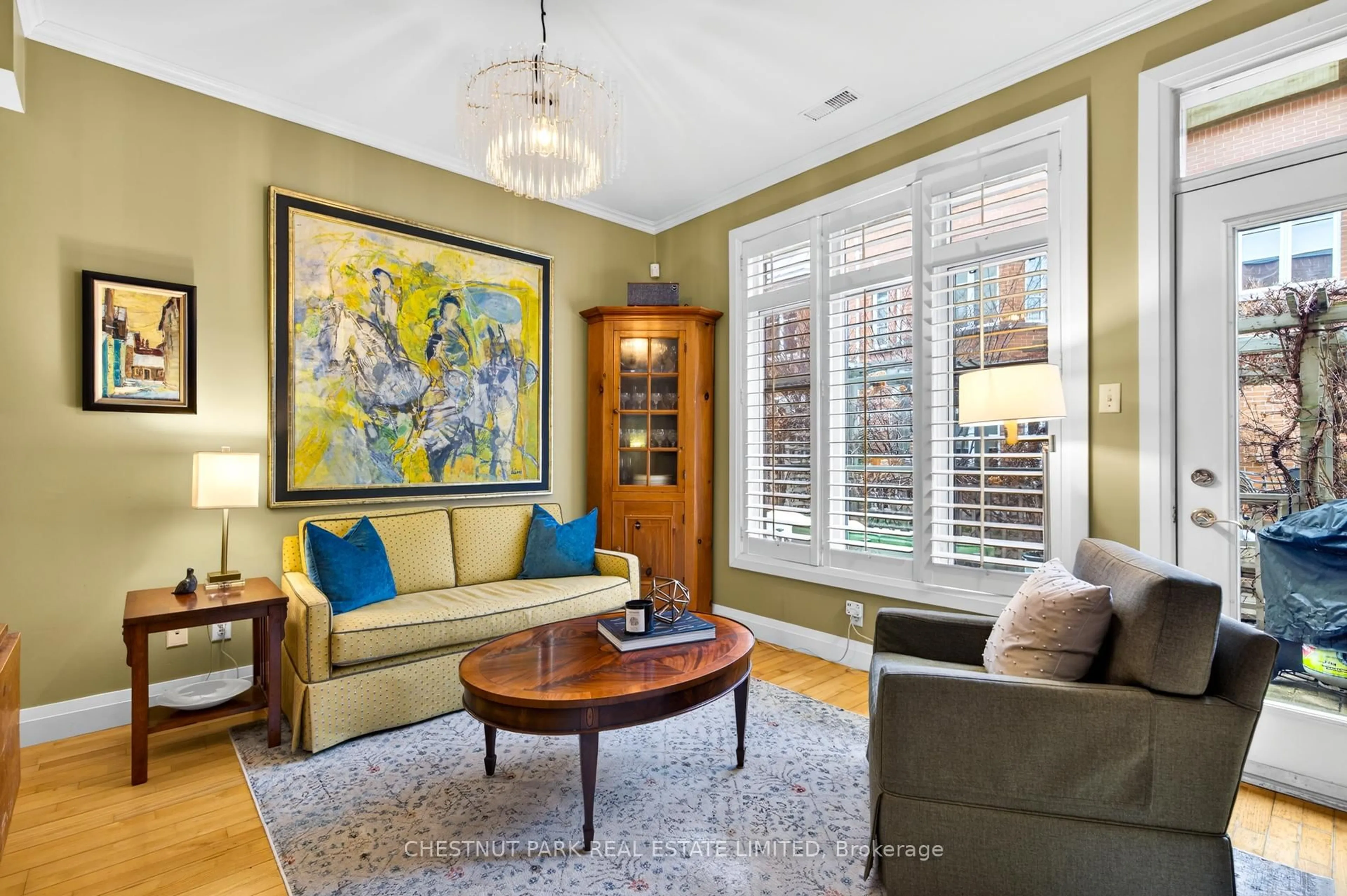 Living room with furniture, unknown for 14 Charlesworth Lane, Toronto Ontario M4T 3B5