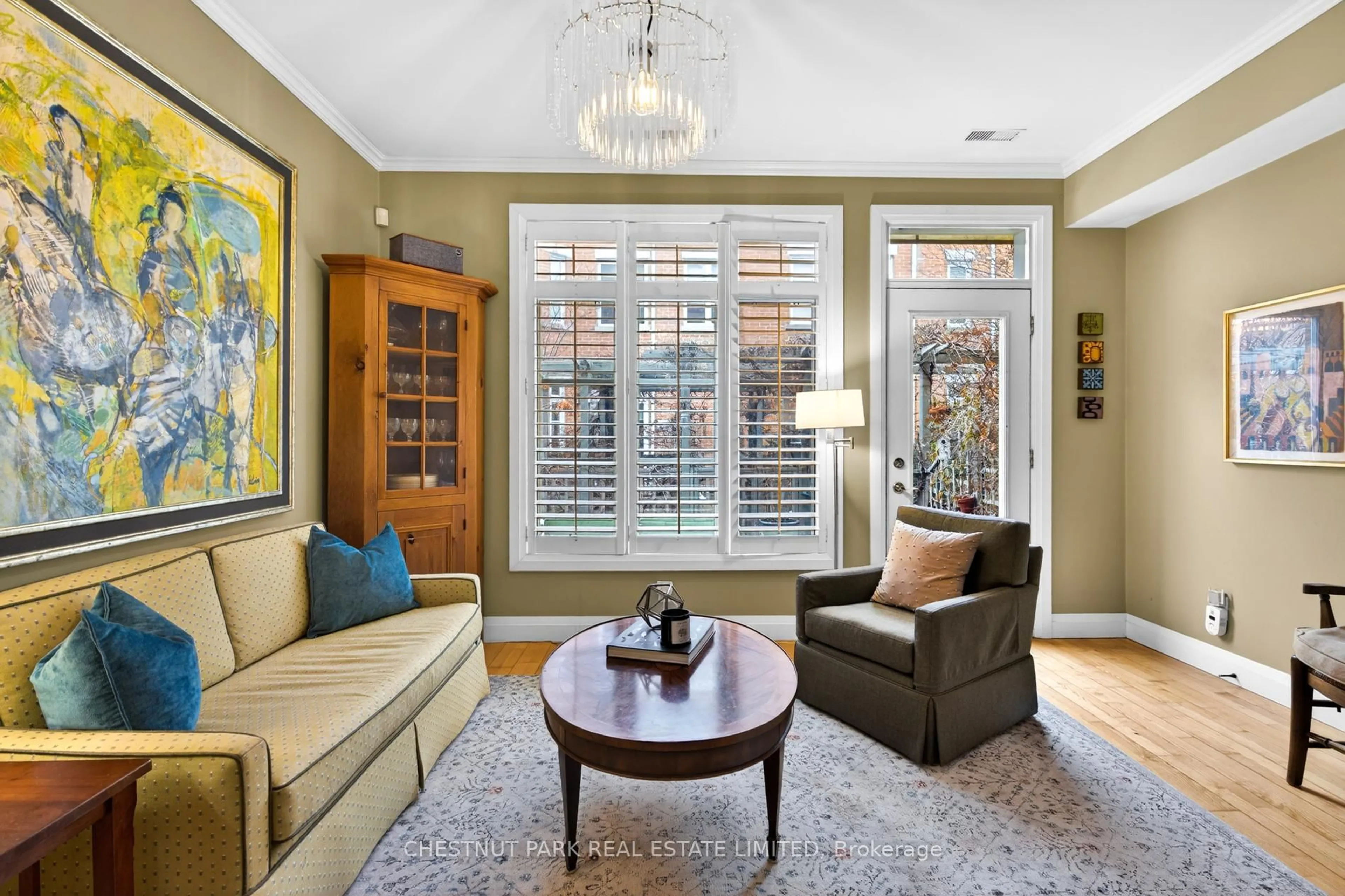 Living room with furniture, unknown for 14 Charlesworth Lane, Toronto Ontario M4T 3B5