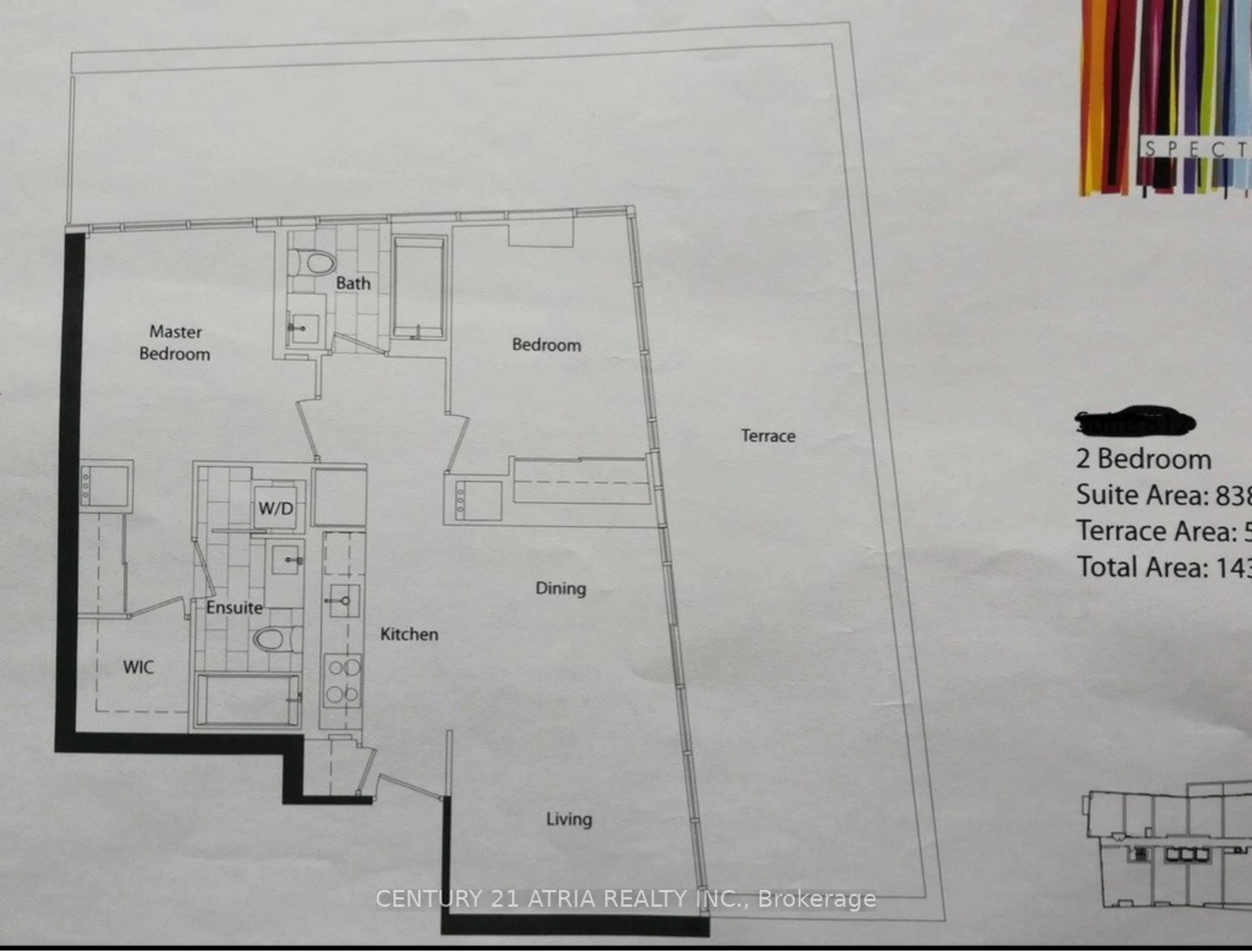 Floor plan for 85 Queens Wharf Rd #812, Toronto Ontario M5V 0J9