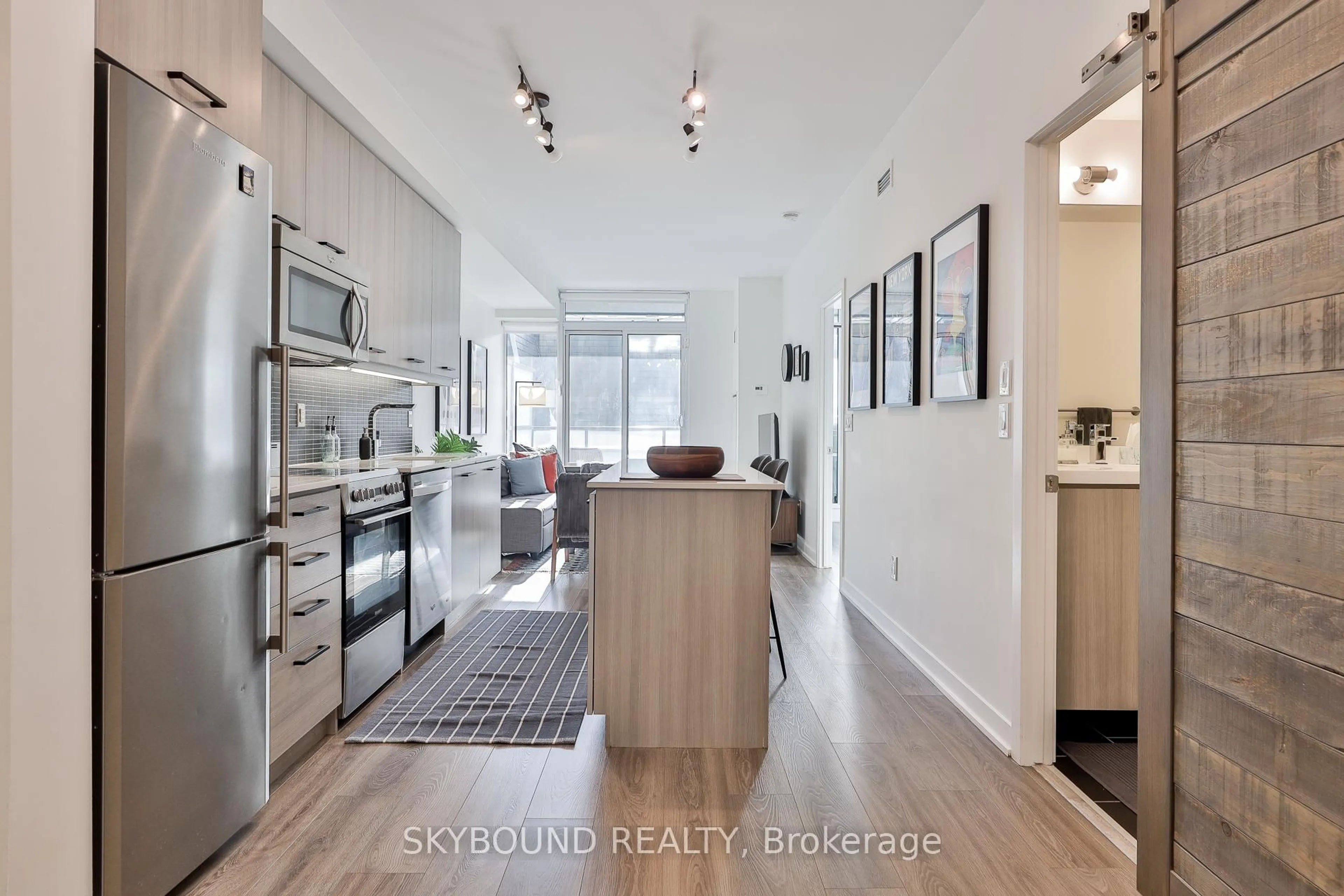 Open concept kitchen, unknown for 105 George St #306, Toronto Ontario M5A 0L4