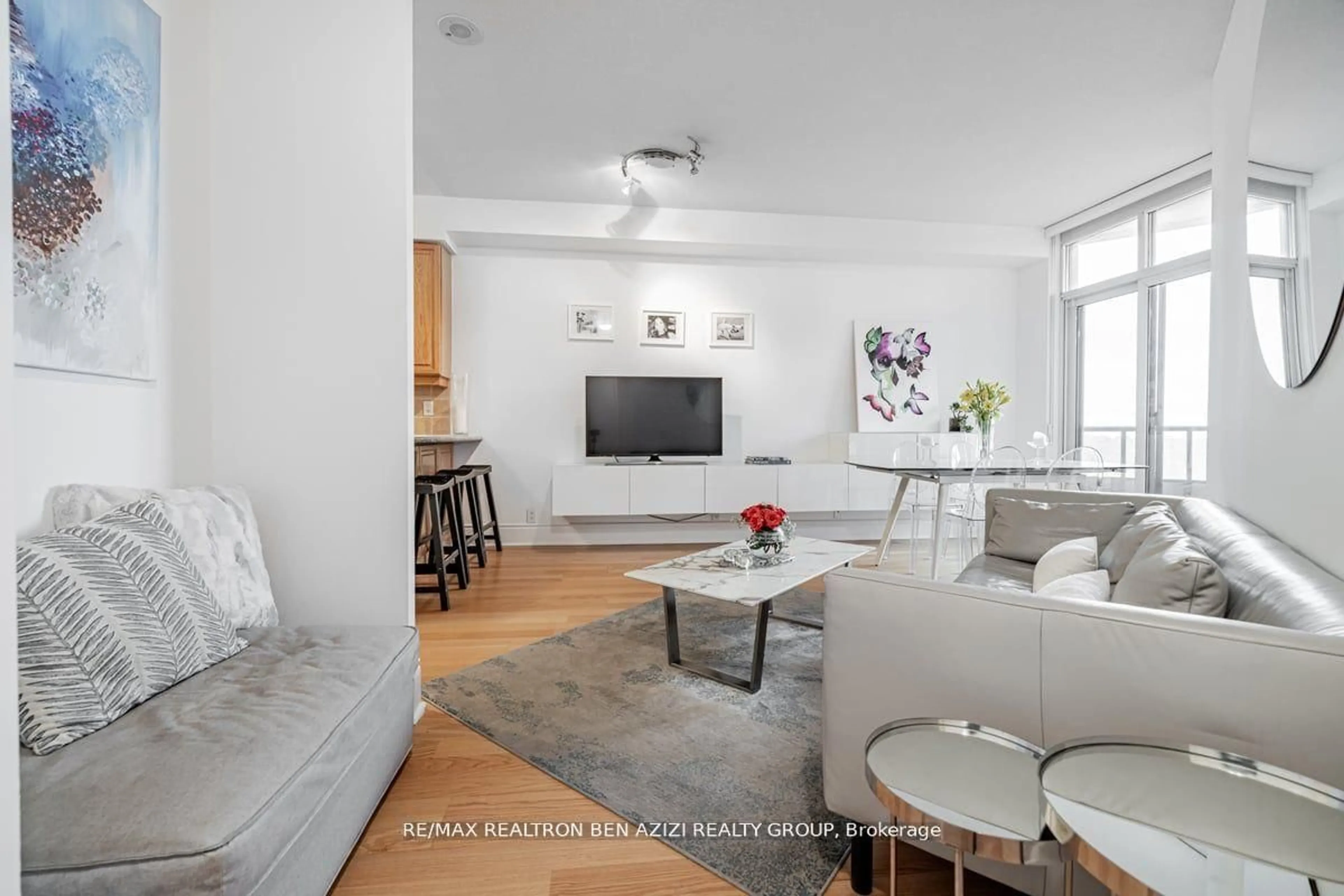 Living room with furniture, unknown for 80 Harrison garden Blvd #2324, Toronto Ontario M2N 7E3