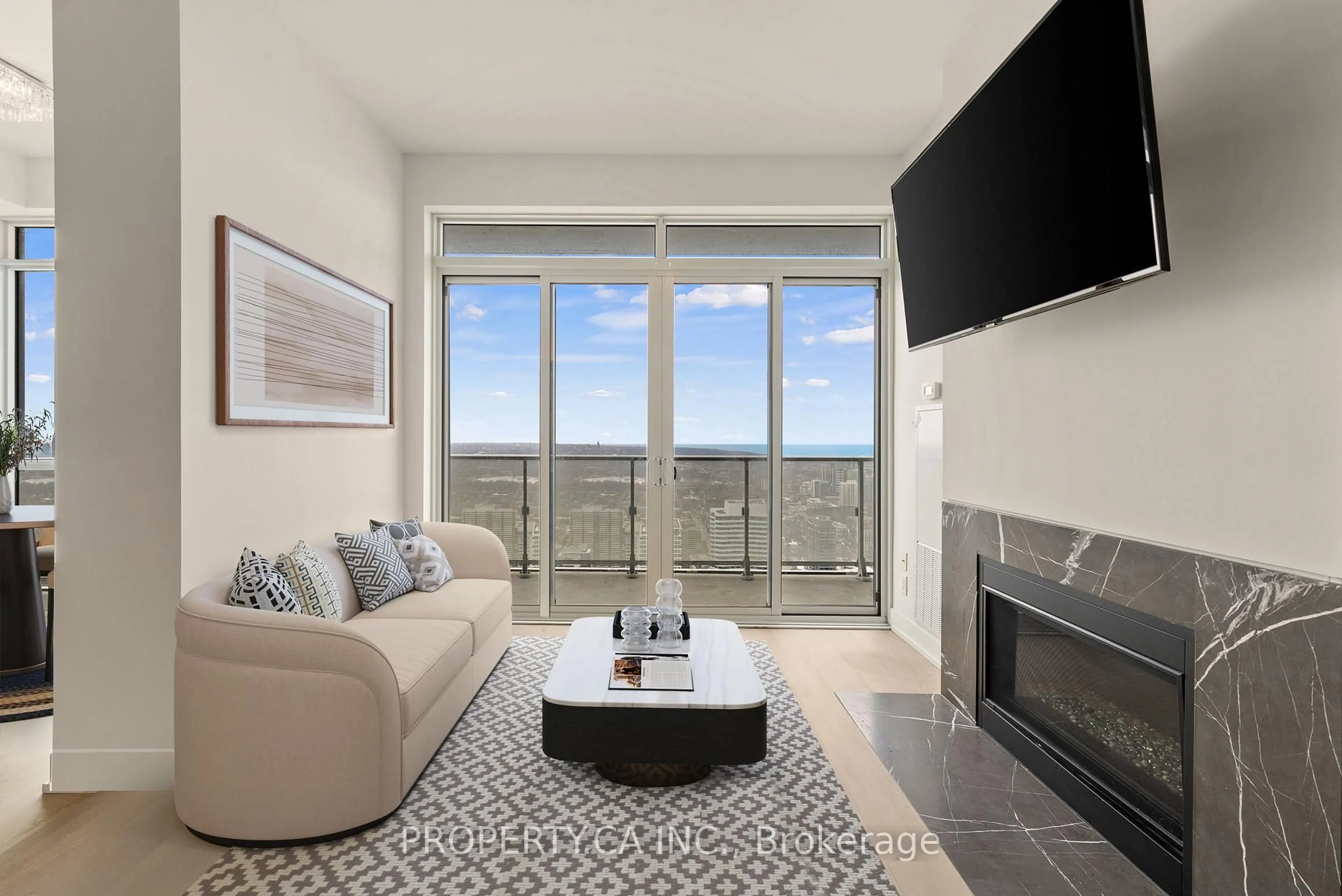 Living room with furniture, unknown for 7 Grenville St #6108, Toronto Ontario M4Y 0E9