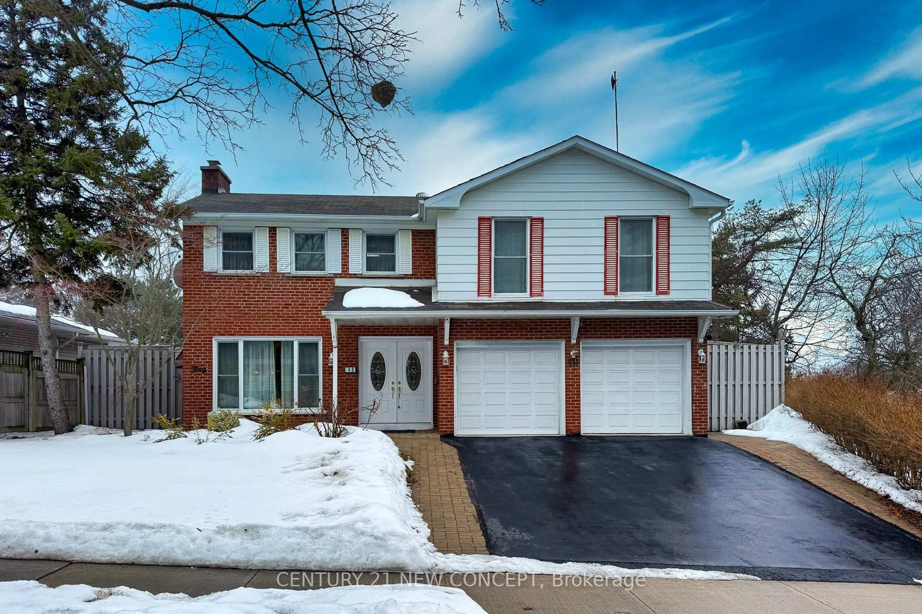 Home with brick exterior material, street for 40 Farmview Cres, Toronto Ontario M2J 1G4