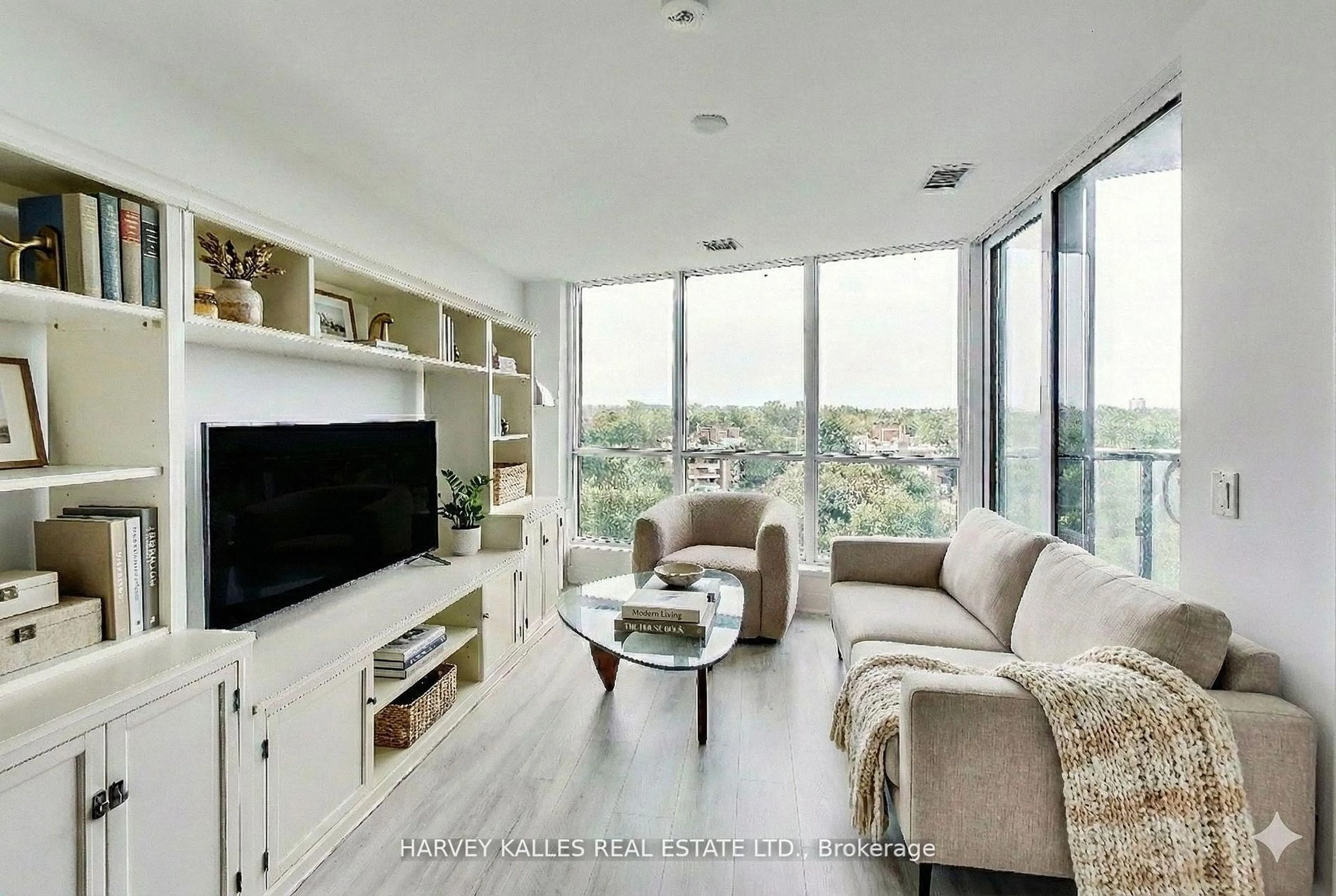 Living room with furniture, unknown for 585 Bloor St #515, Toronto Ontario M4W 0B3