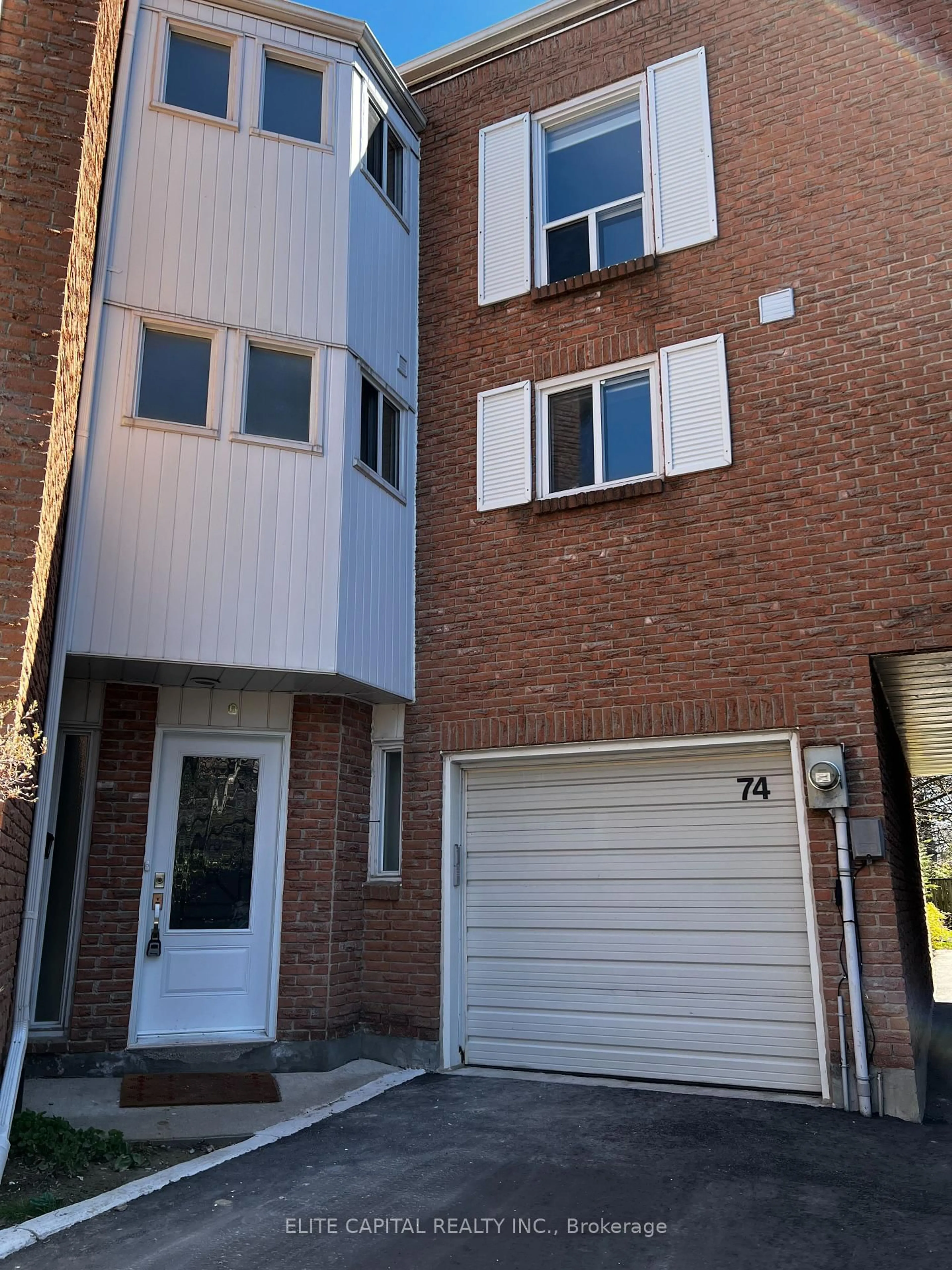 Home with brick exterior material, street for 74 Thimble Berryway, Toronto Ontario M2H 3K7