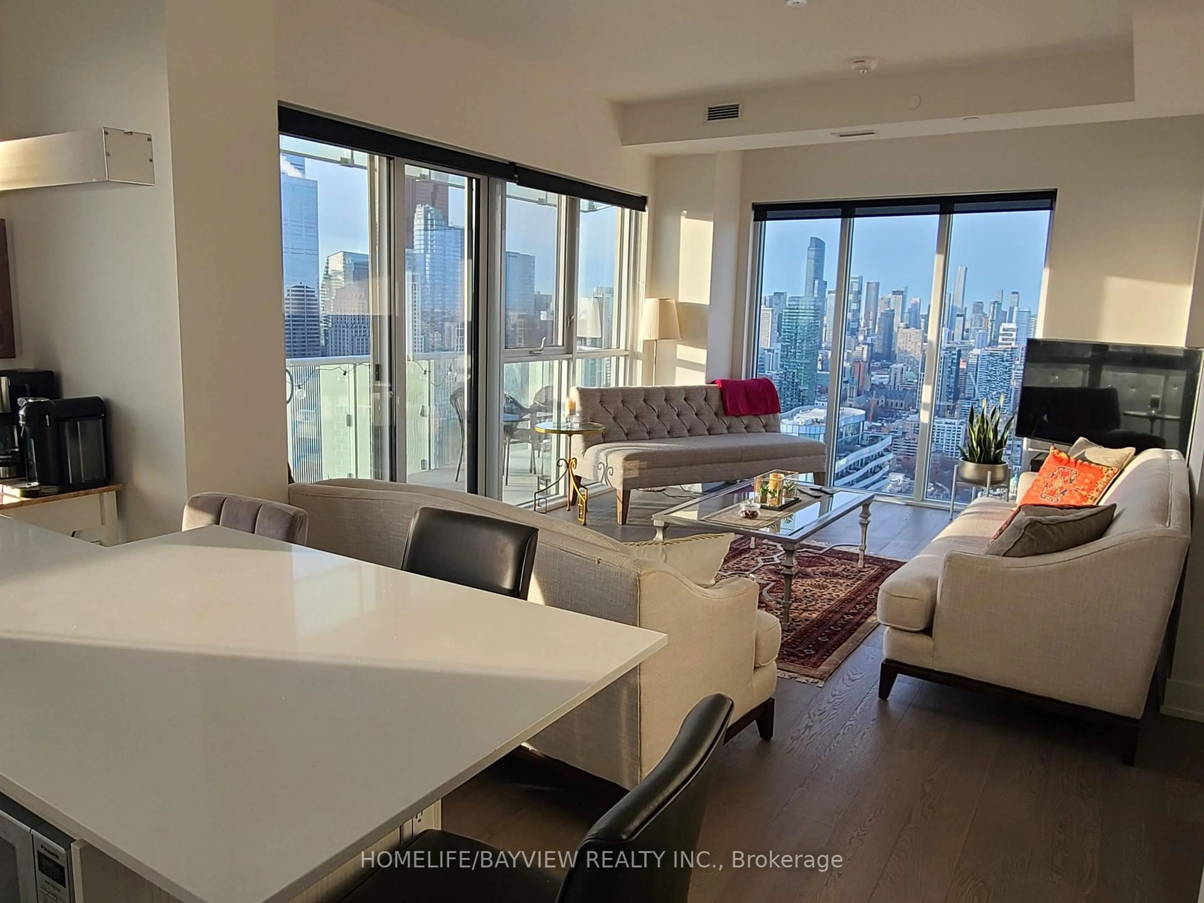 Living room with furniture, unknown for 15 Lower Jarvis St #4104, Toronto Ontario M5E 1R7