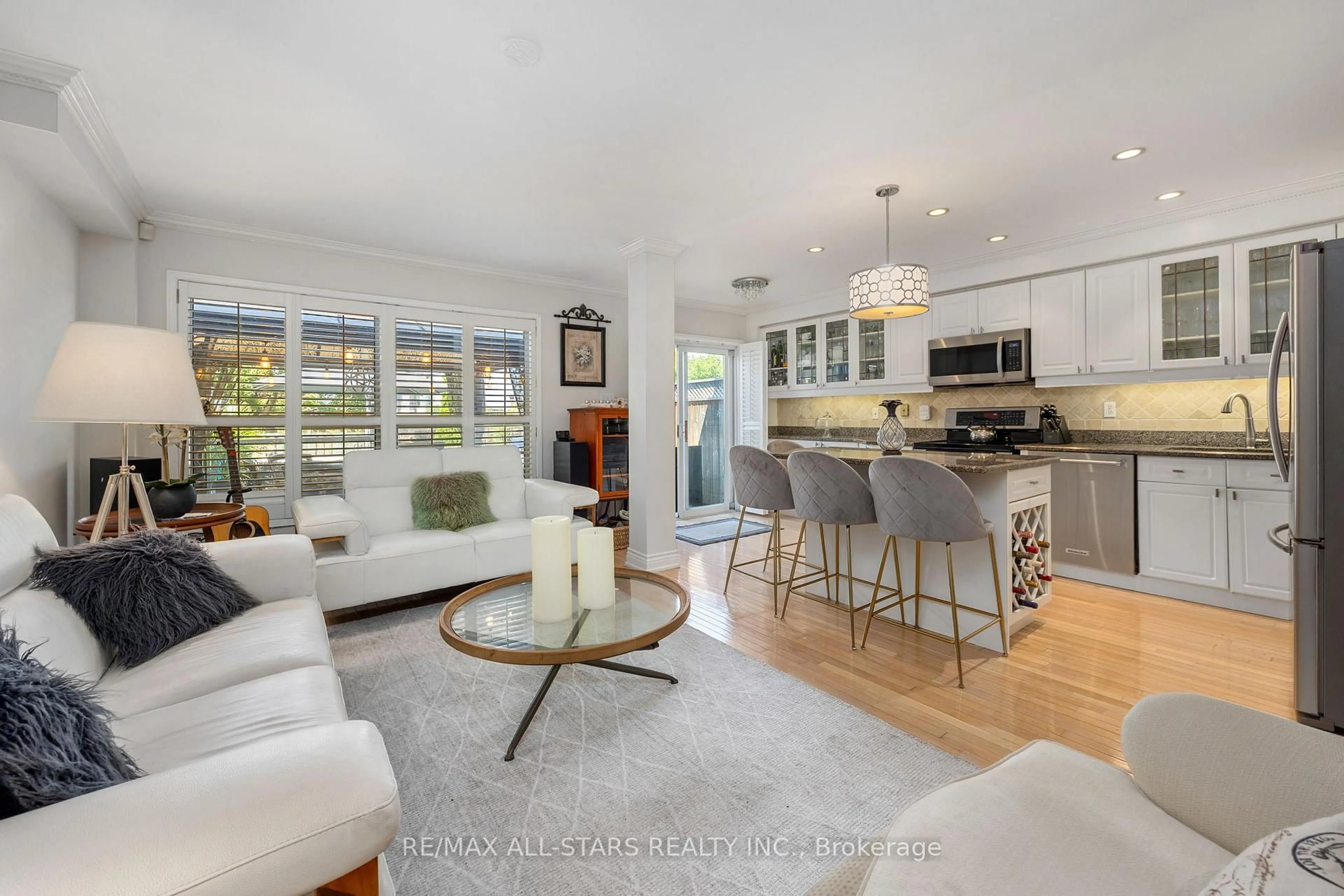 Open concept kitchen, unknown for 10 Sufi Cres, Toronto Ontario M4A 2X3