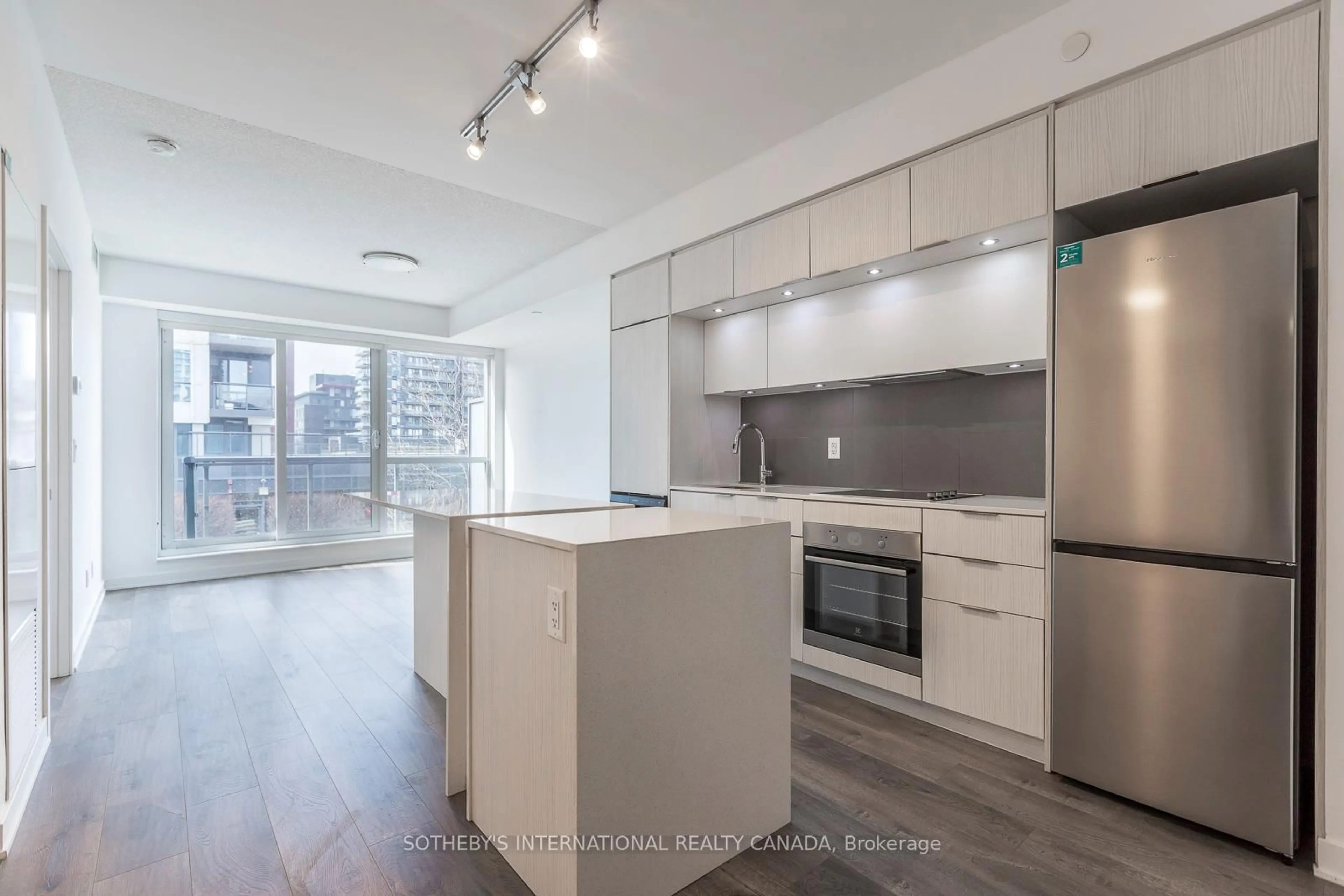 Open concept kitchen, unknown for 55 Regent Park Blvd #506, Toronto Ontario M5A 0C2