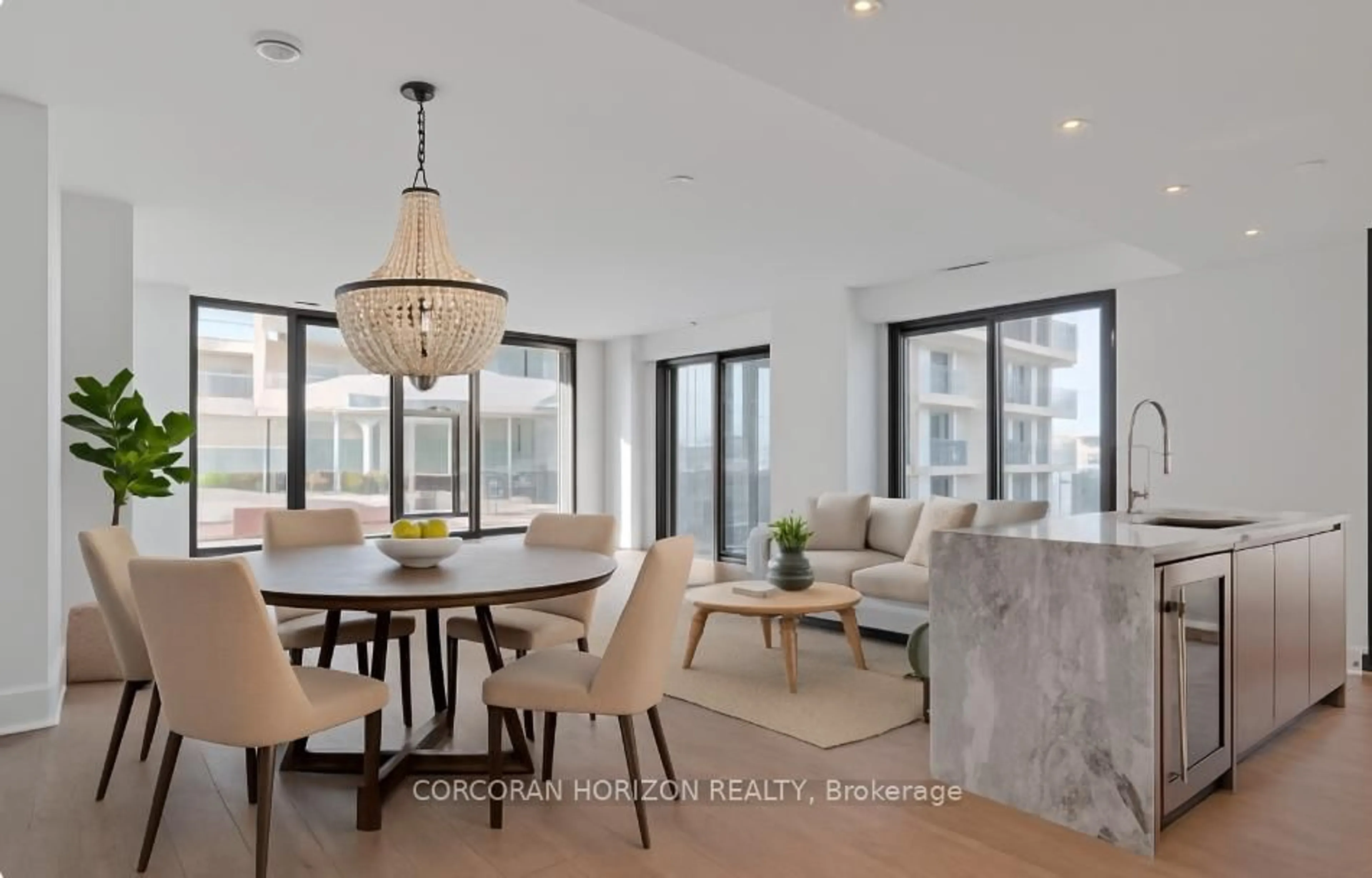 Dining room, unknown for 118 Merchants' Wharf #912, Toronto Ontario M5A 0L3