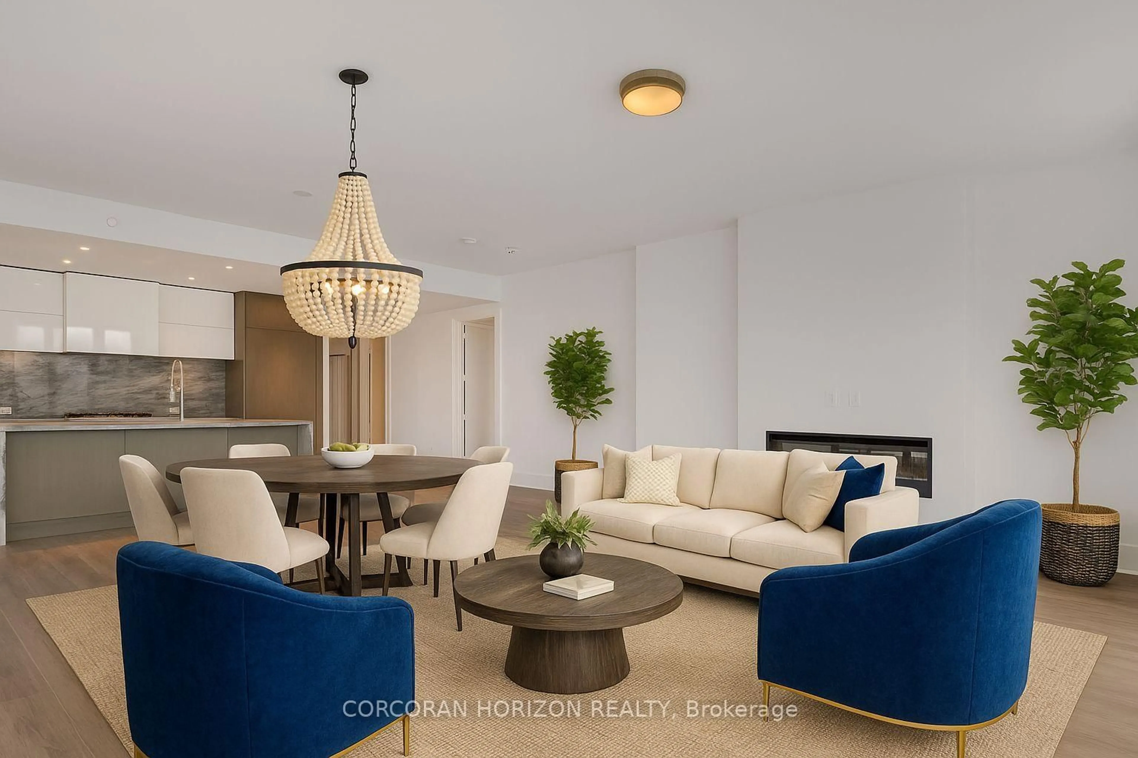 Living room with furniture, unknown for 118 Merchants' Wharf #912, Toronto Ontario M5A 0L3