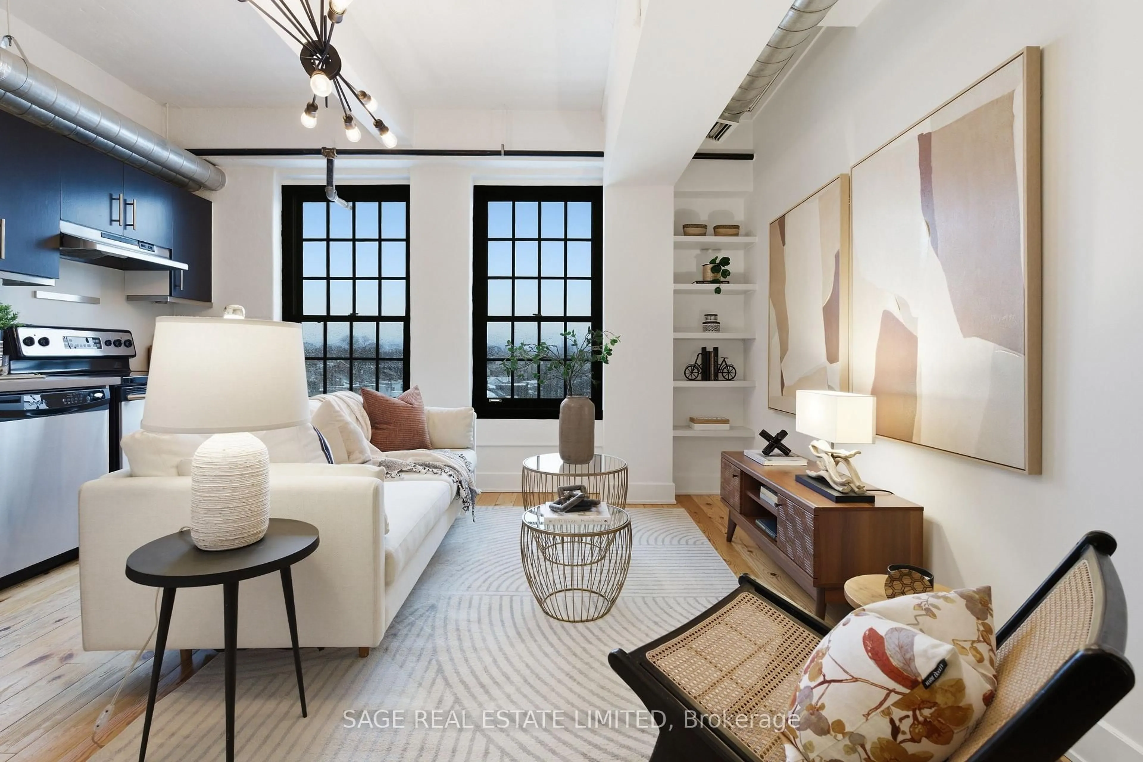 Living room with furniture, unknown for 183 Dovercourt Rd #417, Toronto Ontario M6J 3C1