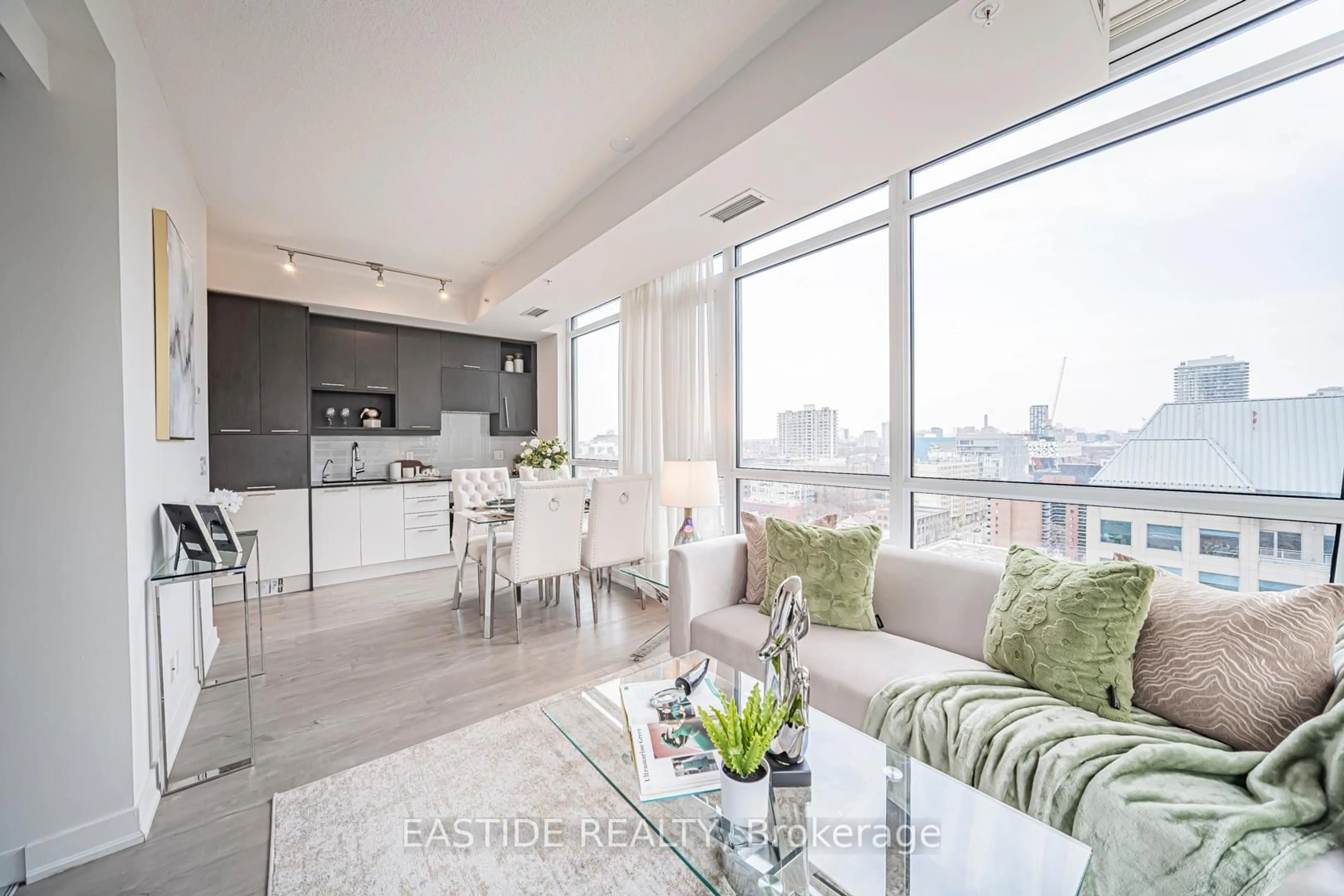 Living room with furniture, unknown for 30 Nelson St #1502, Toronto Ontario M5V 0H5