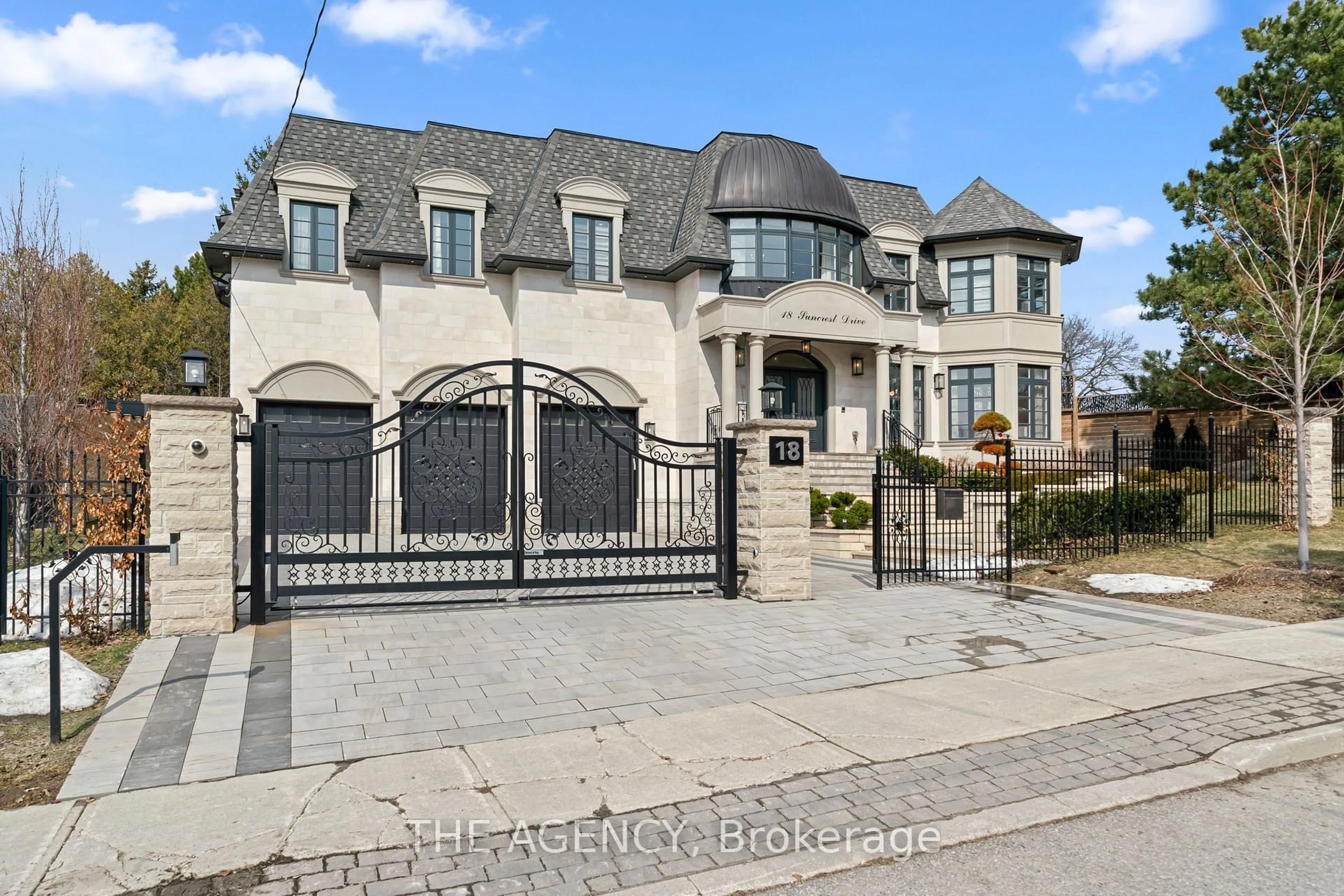 Home with brick exterior material, street for 18 Suncrest Dr, Toronto Ontario M3C 2L2