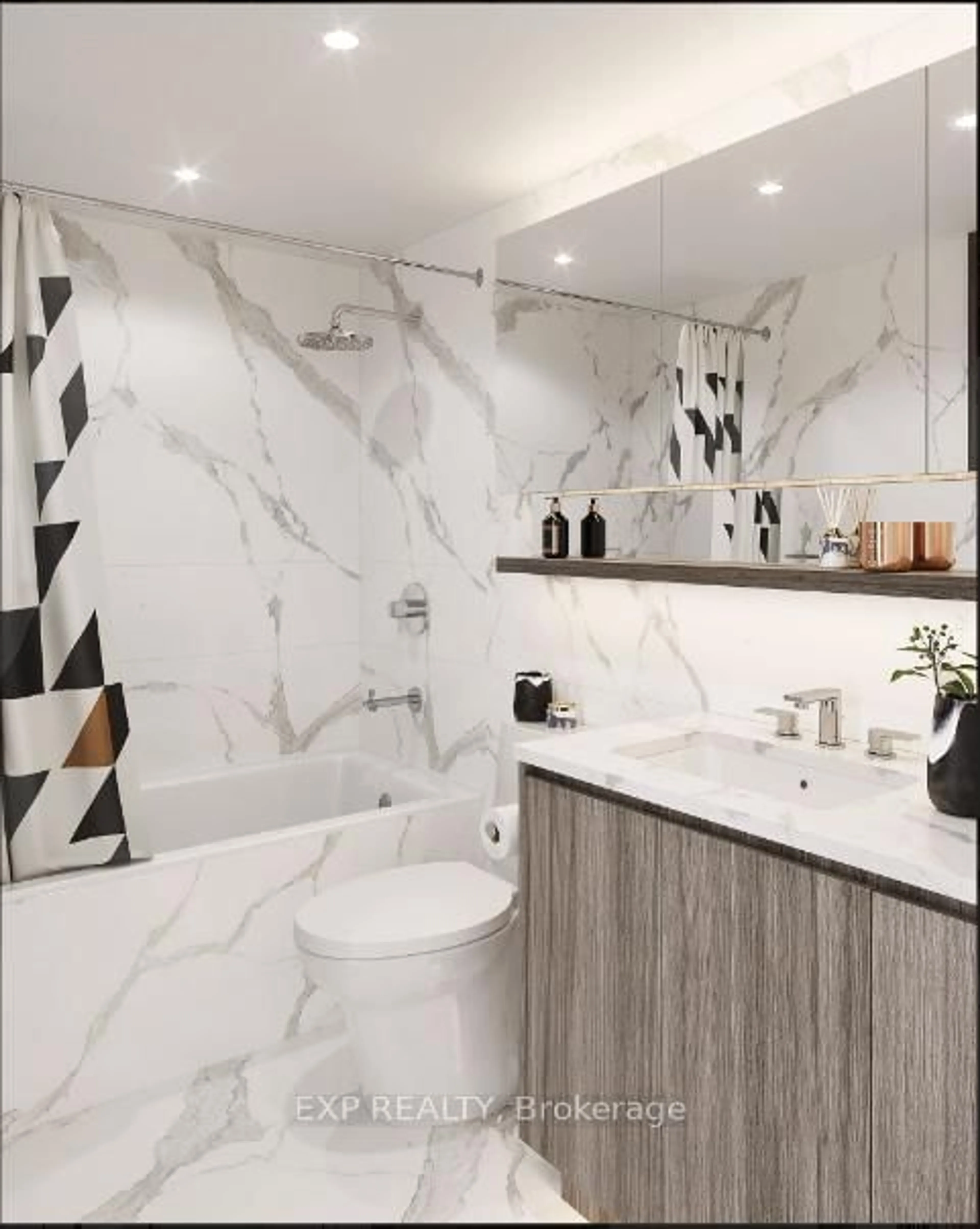 Contemporary bathroom, ceramic/tile floor for 75 BILLES Hts #1002, Toronto Ontario M2K 1C2