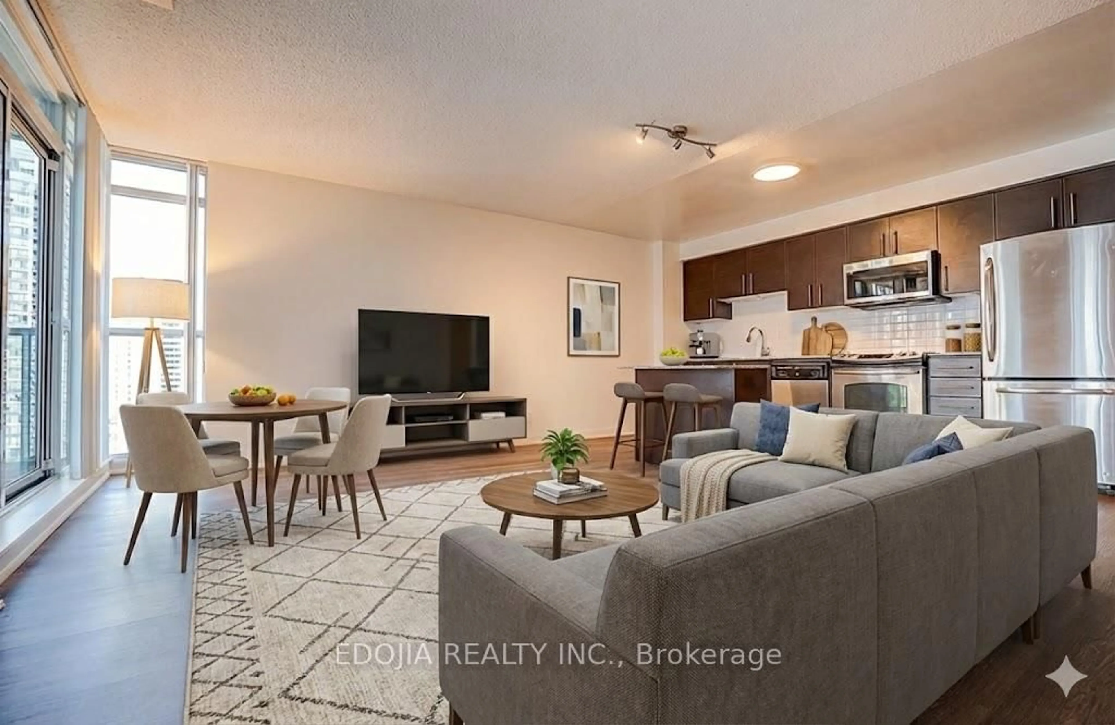 Living room with furniture, unknown for 17 Anndale Dr #1617, Toronto Ontario M2N 2W7