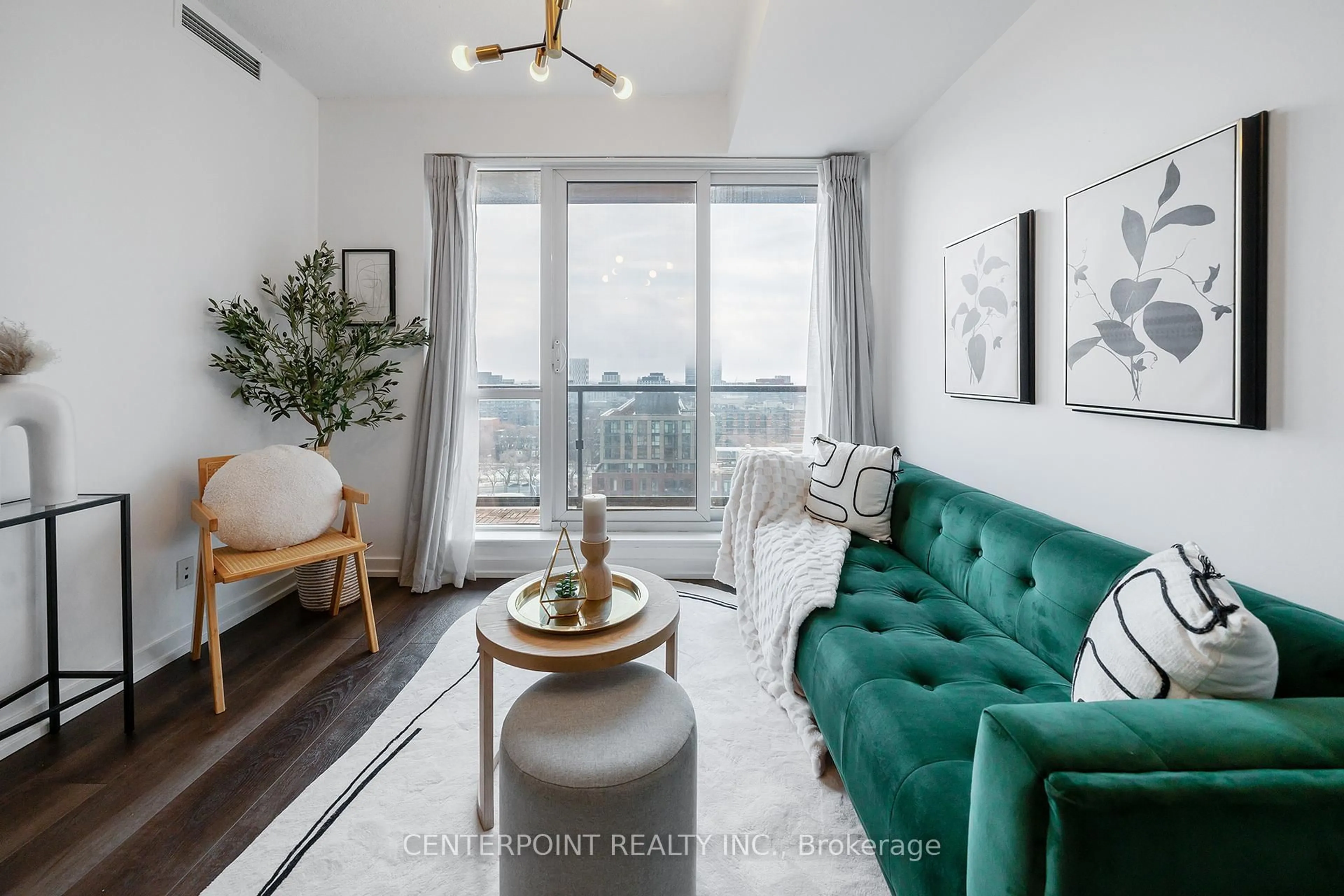 Living room with furniture, unknown for 170 Sumach St #1603, Toronto Ontario M5A 3K2