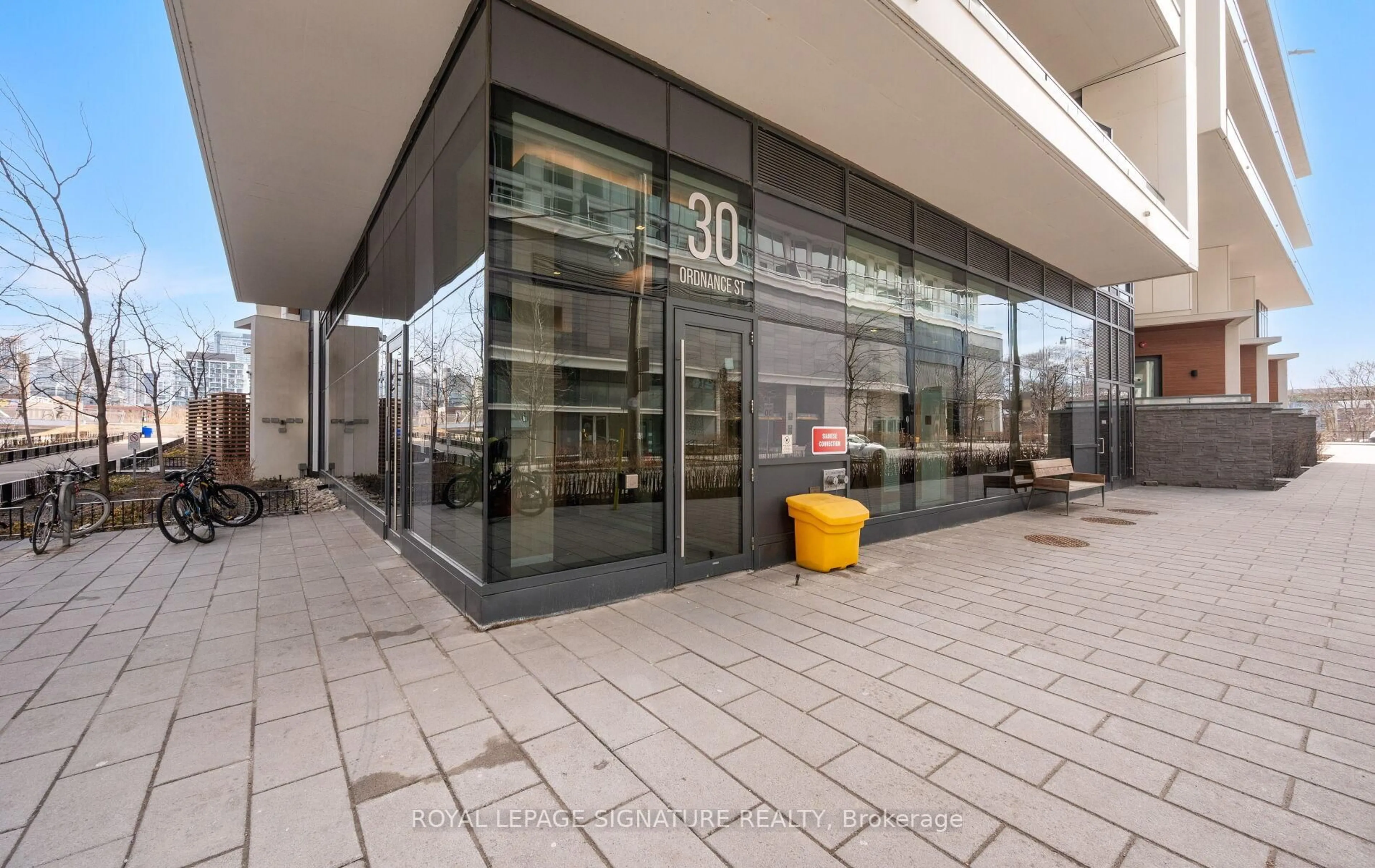 Indoor foyer for 30 Ordnance St #503, Toronto Ontario M6K 0C8