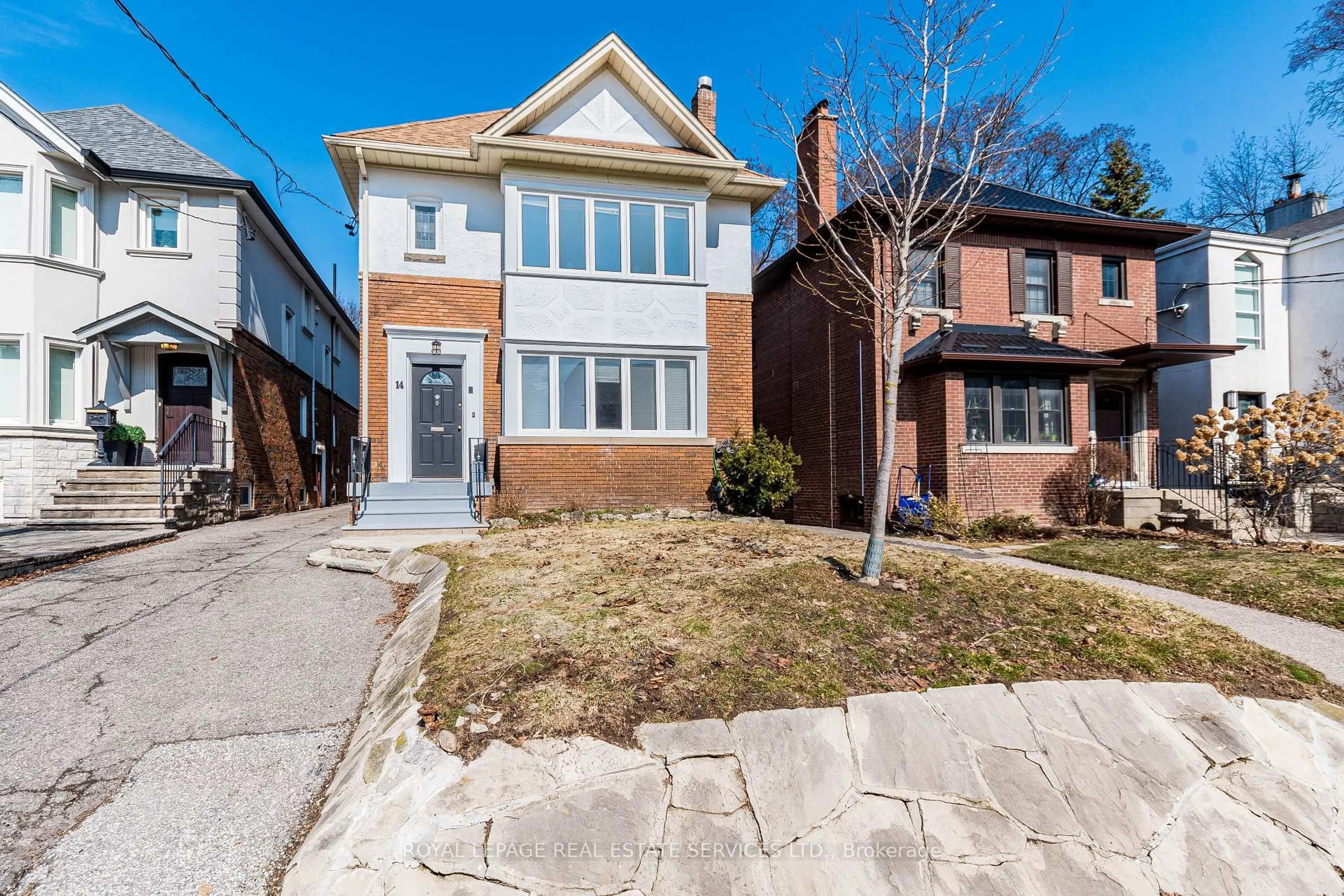 Home with brick exterior material, street for 14 Kilbarry Rd, Toronto Ontario M5P 1K5