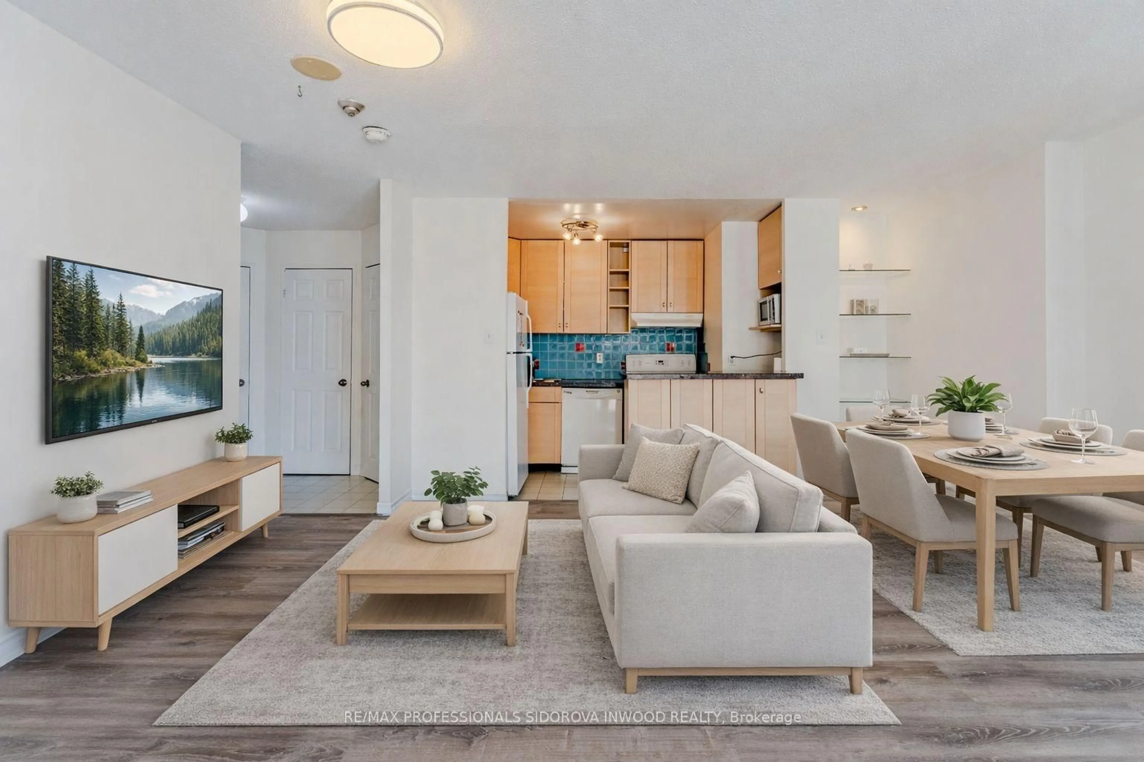 Living room with furniture, unknown for 55 Centre Ave #2507, Toronto Ontario M5G 2H5