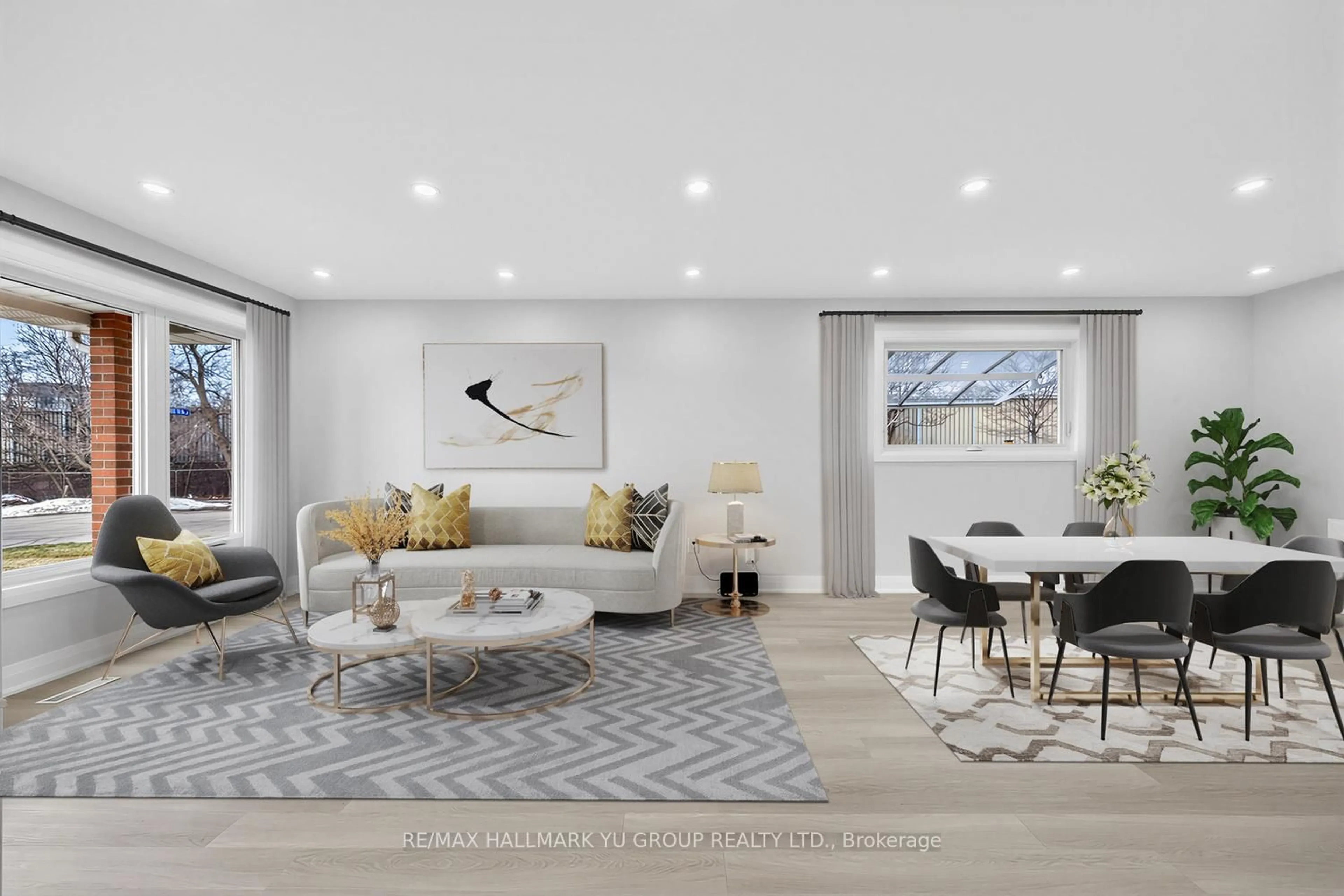 Living room with furniture, unknown for 12 Pleasant View Dr, Toronto Ontario M2J 3P5