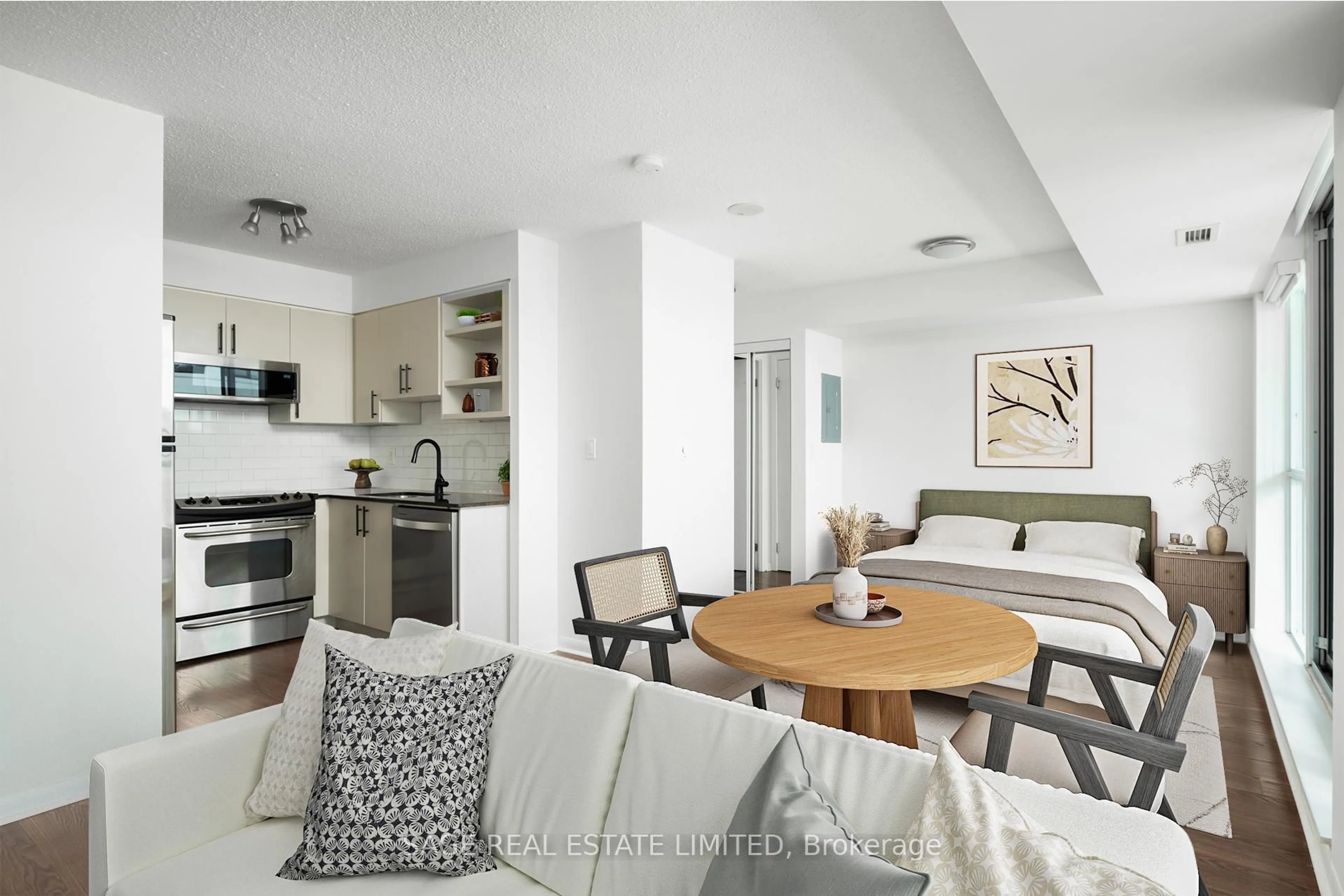 Open concept kitchen, unknown for 96 Saint Patrick St #1503, Toronto Ontario M5T 1V2