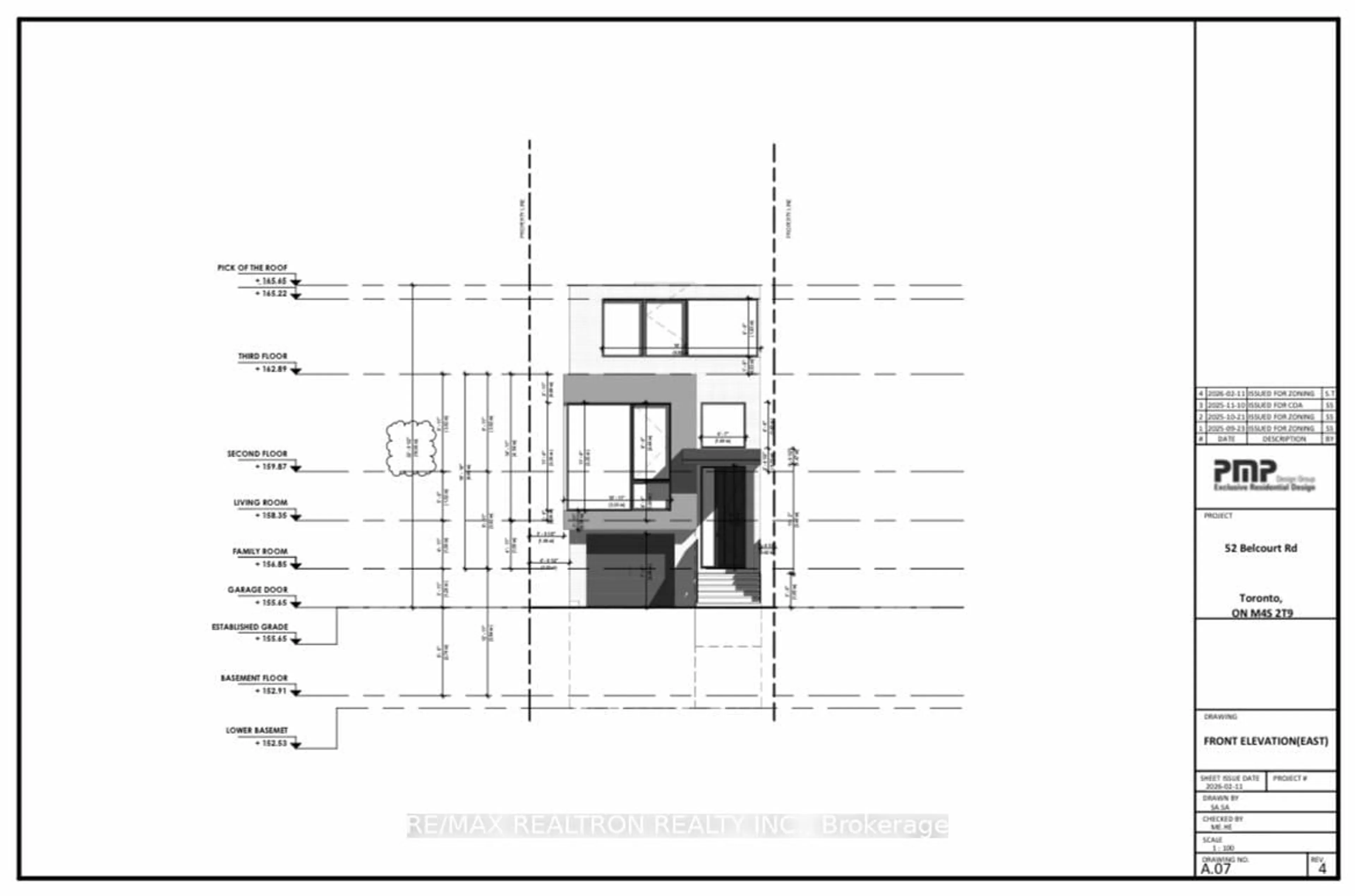 Floor plan for 52 Belcourt Rd, Toronto Ontario M4S 2T9