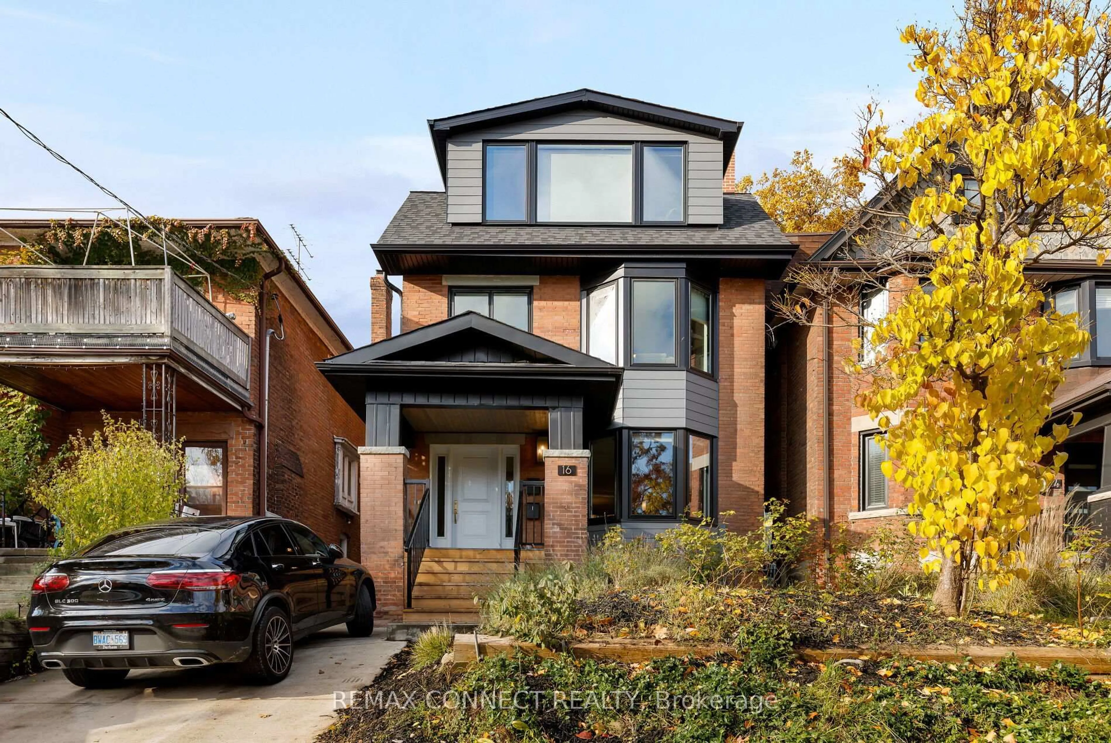Home with brick exterior material, street for 16 Rosemount Ave, Toronto Ontario M6H 2M1