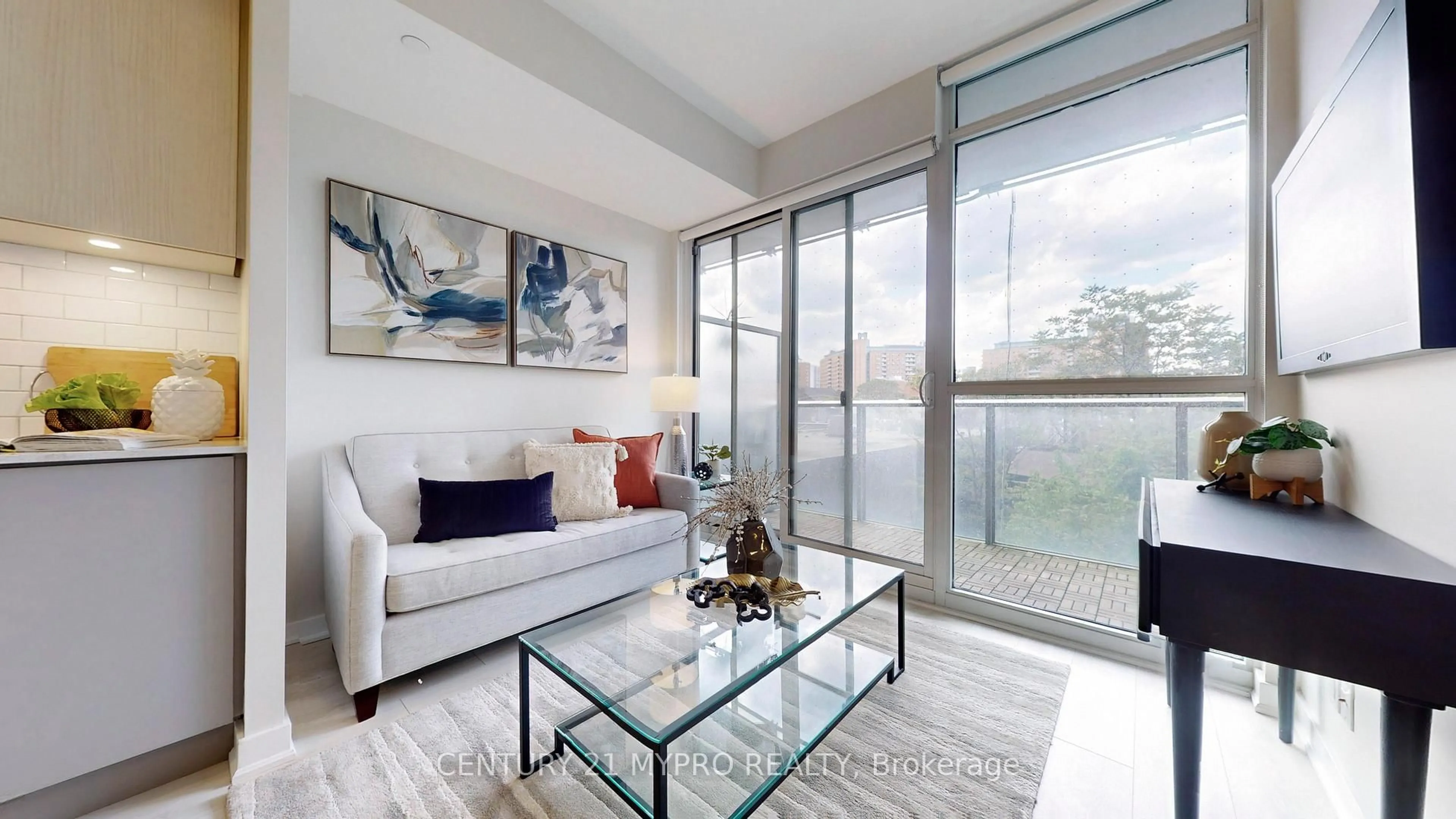 Living room with furniture, unknown for 120 Parliament St #404, Toronto Ontario M5A 0N6