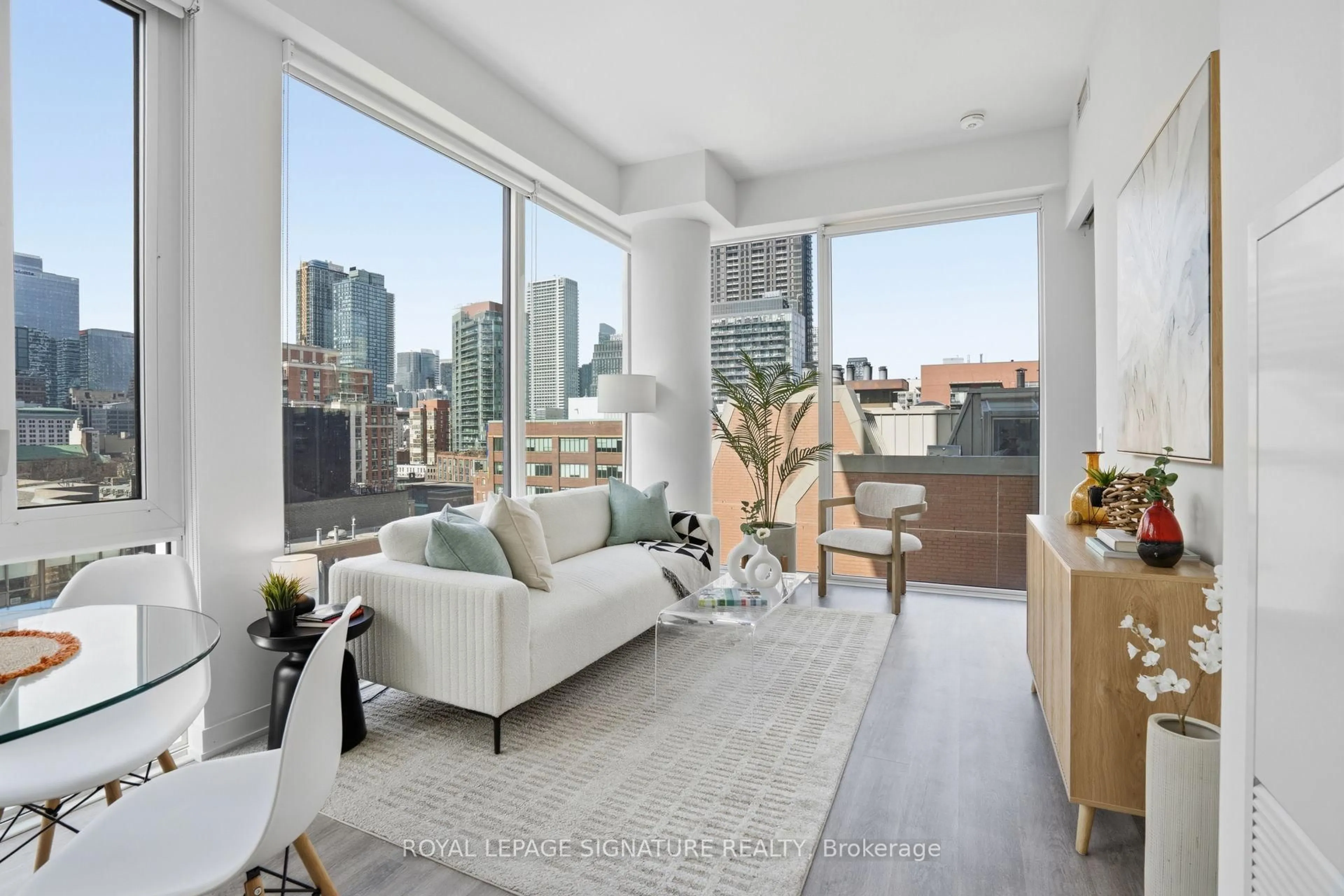 Living room with furniture, unknown for 158 Front St #1003, Toronto Ontario M5A 0K9