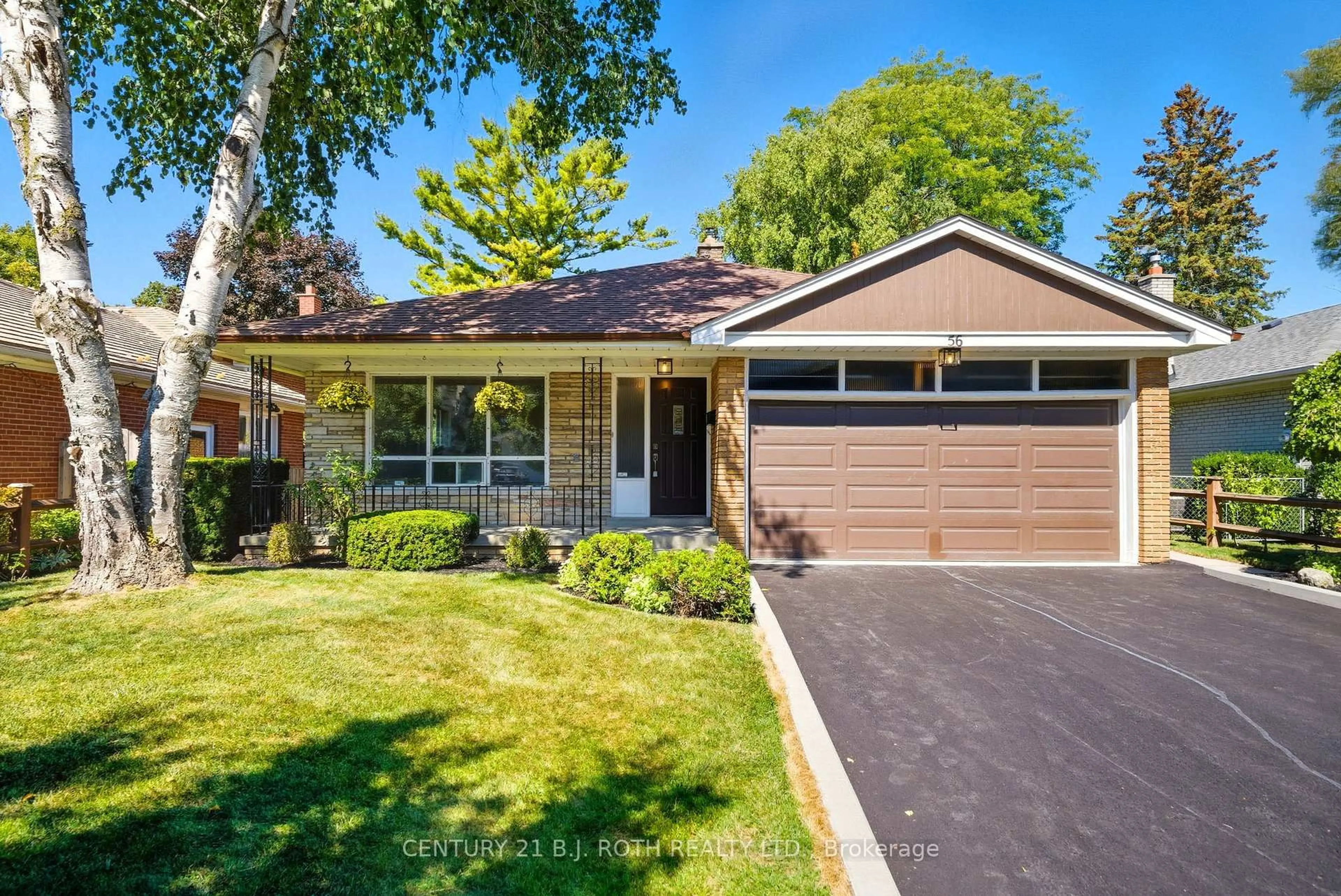 Home with brick exterior material, street for 56 Weatherstone Cres, Toronto Ontario M2H 1C2