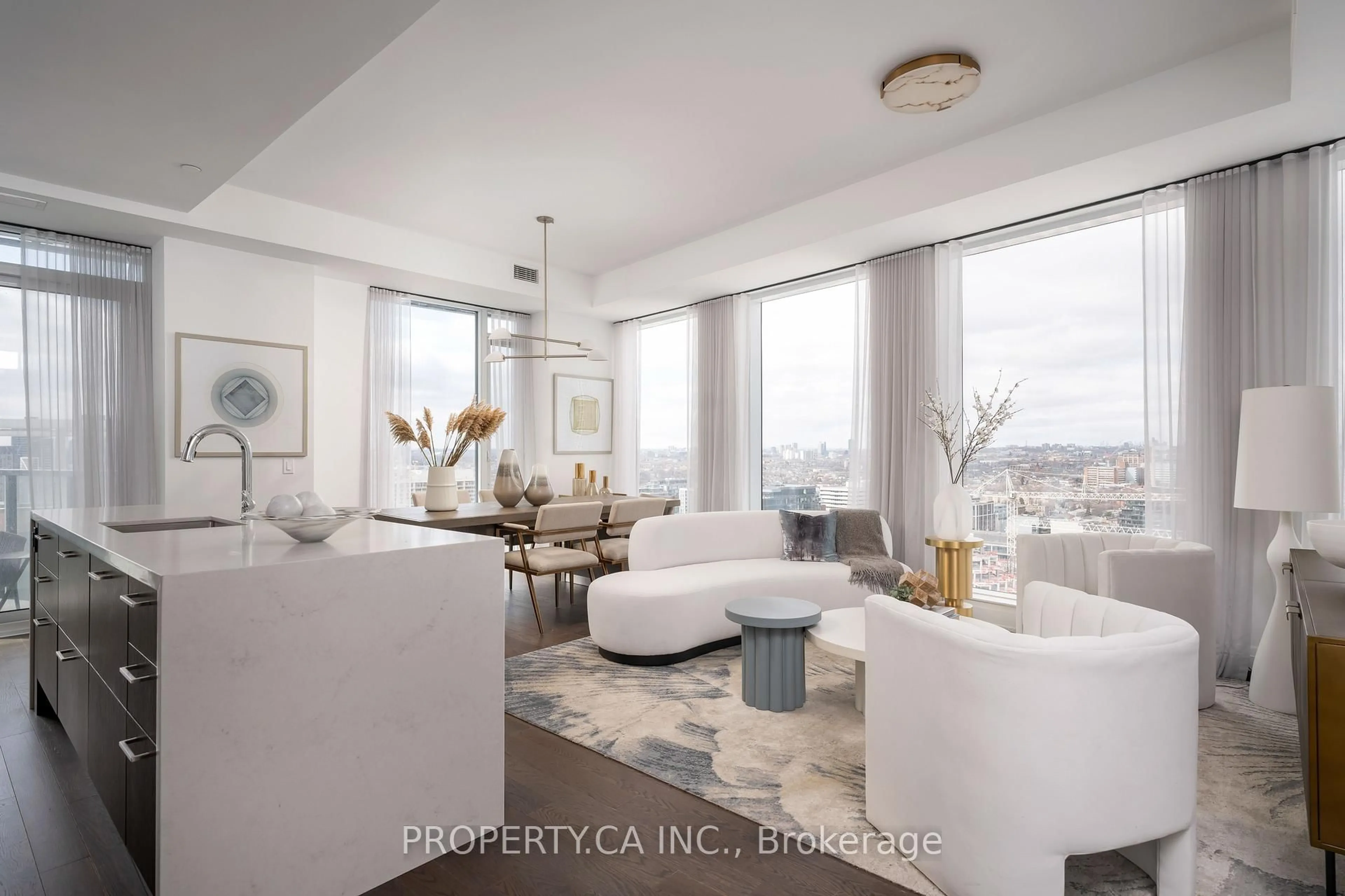 Living room with furniture, unknown for 470 Front St #2305, Toronto Ontario M5V 0V6