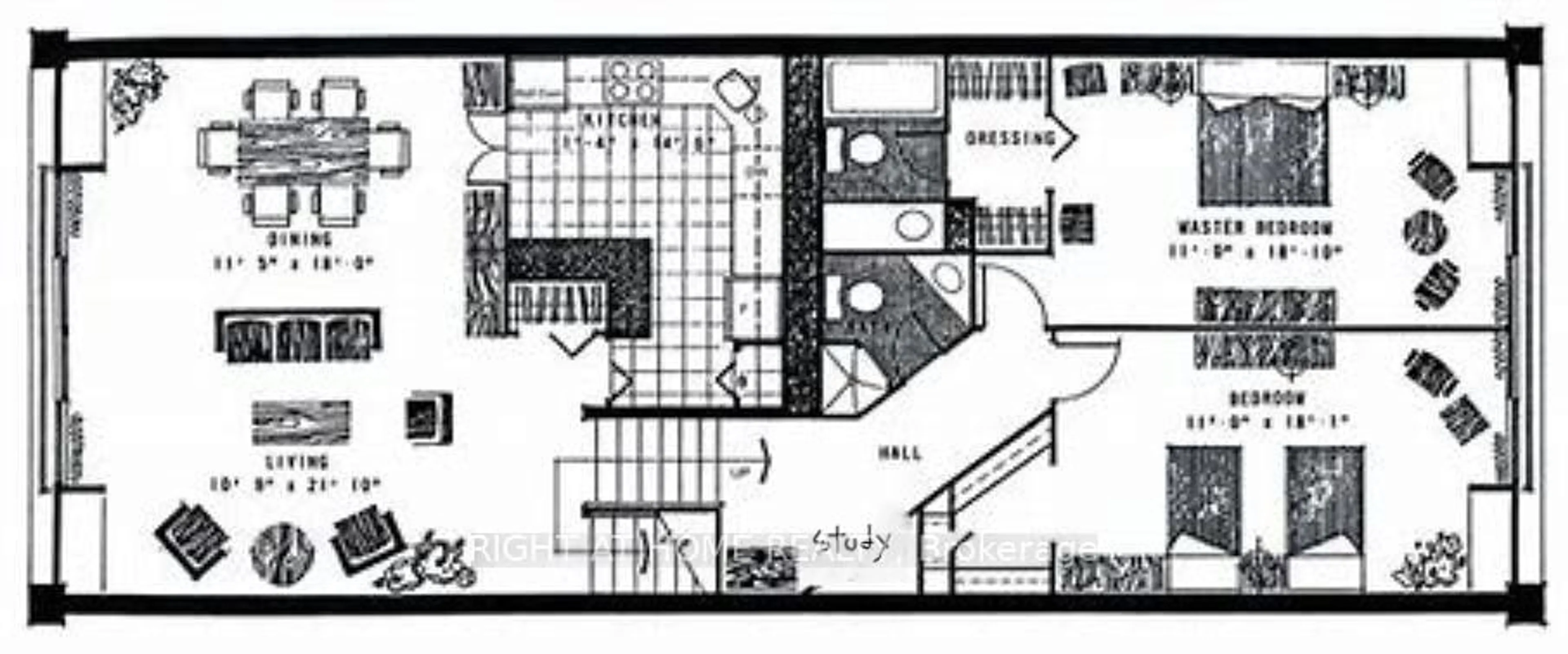 Floor plan for 33 Harbour Sq #838, Toronto Ontario M5J 2G2