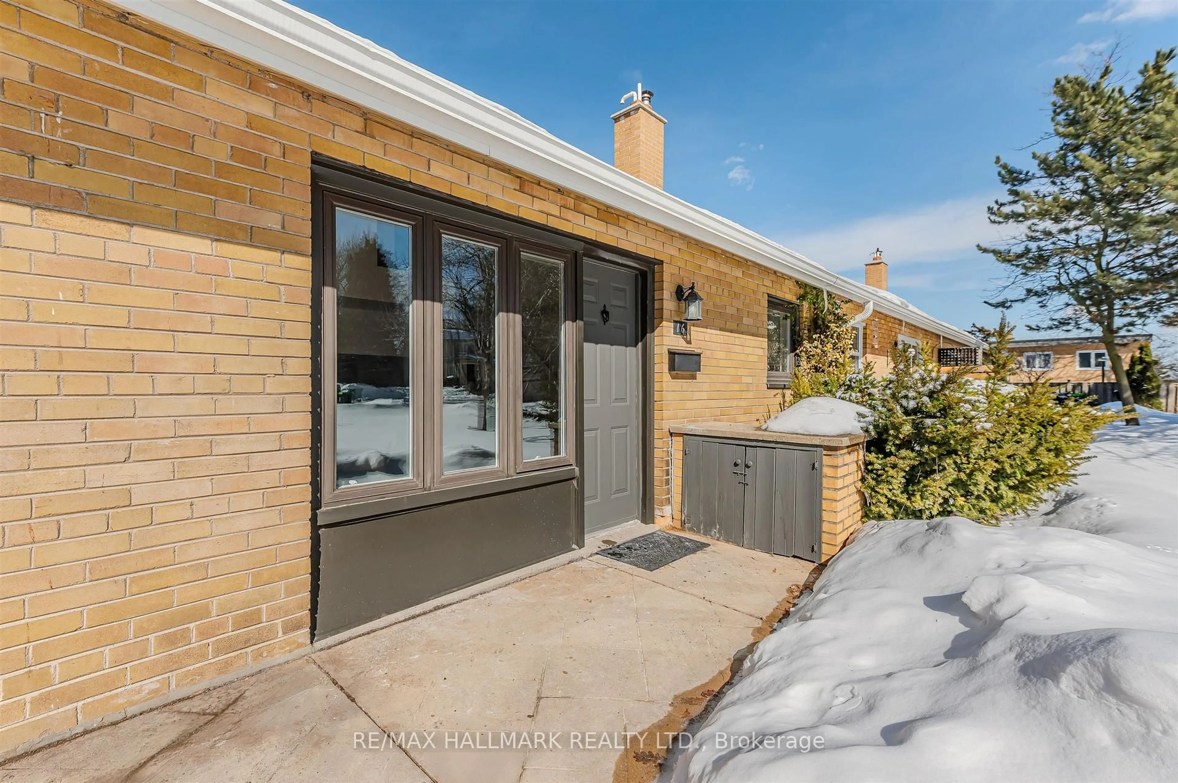 Home with brick exterior material, street for 16 Burdock Lane, Toronto Ontario M3C 2G5