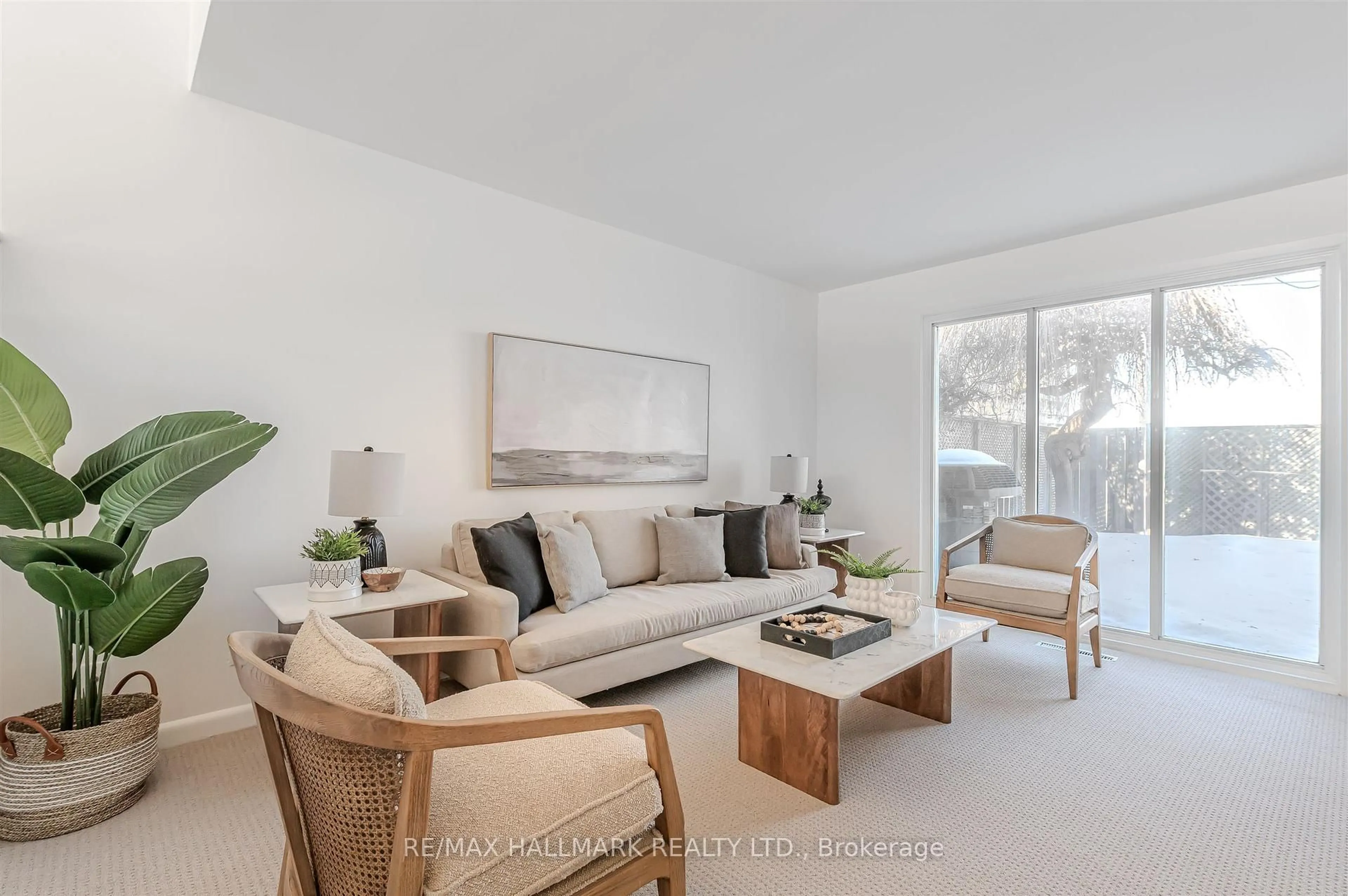 Living room with furniture, unknown for 16 Burdock Lane, Toronto Ontario M3C 2G5