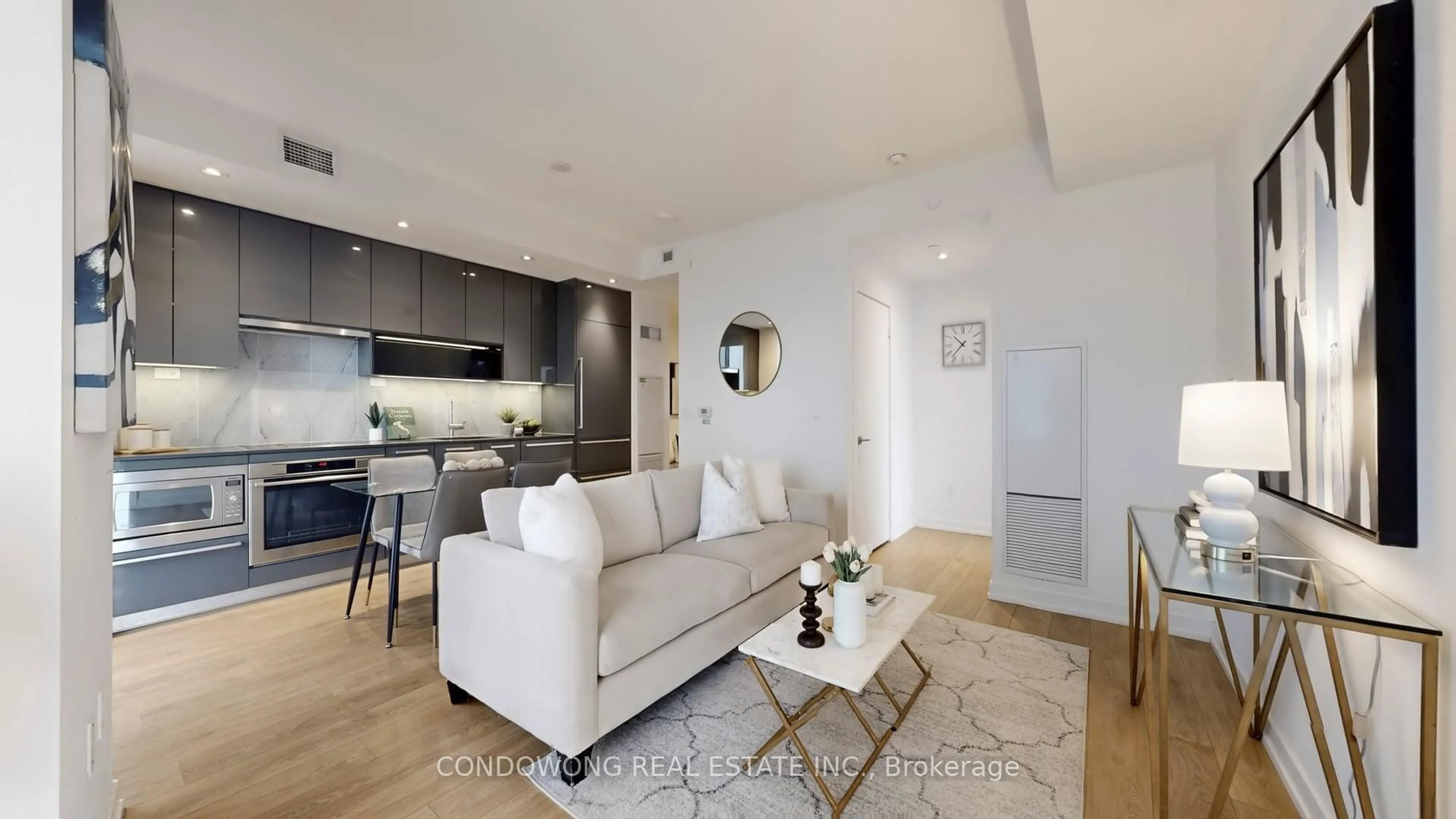 Living room with furniture, unknown for 117 McMahon Dr #3003, Toronto Ontario M2K 0E4