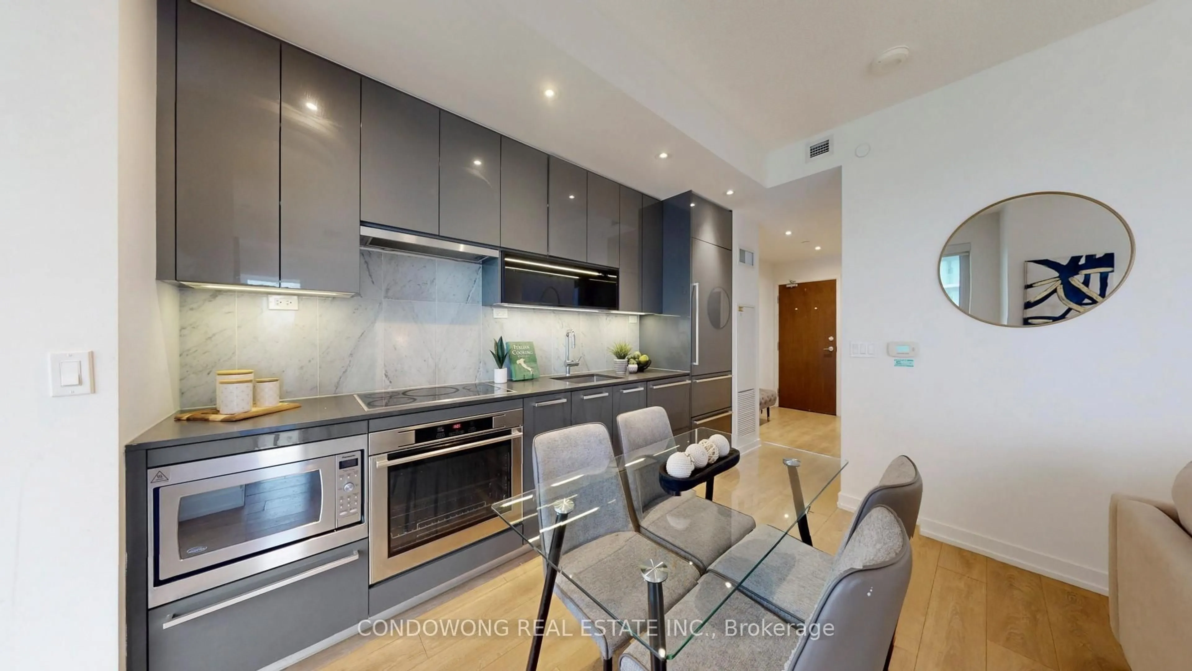 Contemporary kitchen, unknown for 117 McMahon Dr #3003, Toronto Ontario M2K 0E4