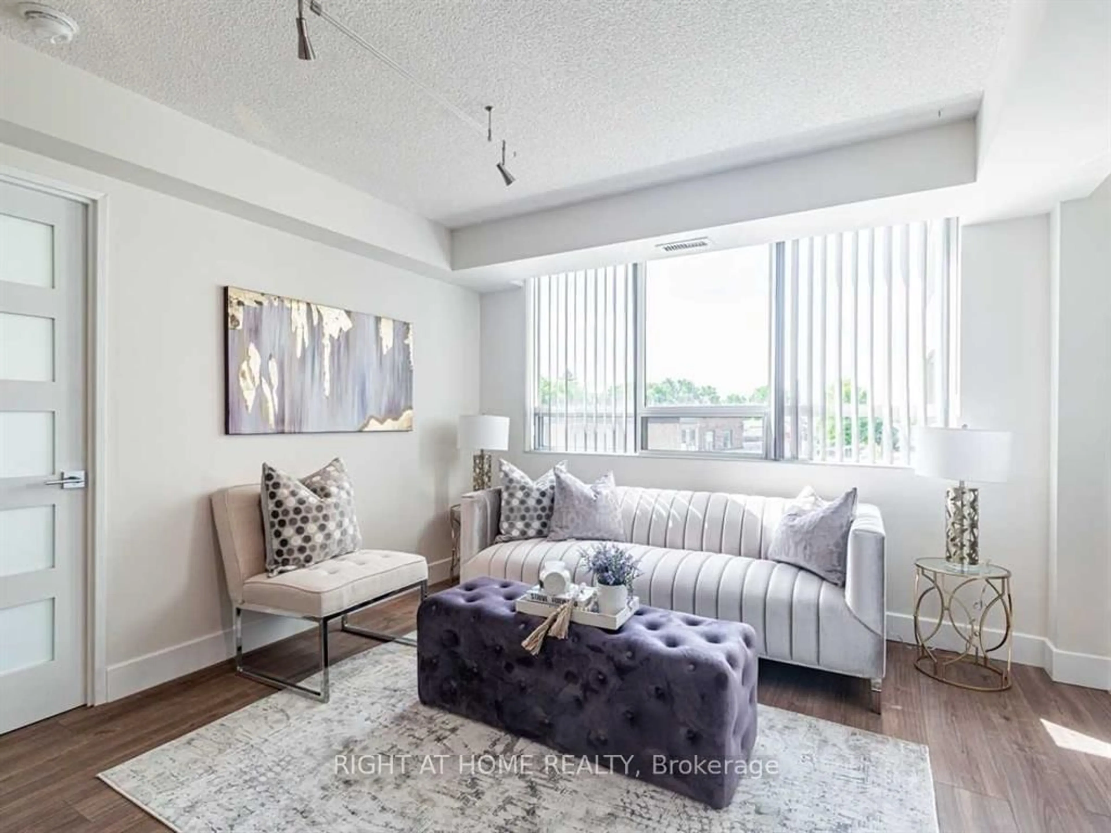 Living room with furniture, unknown for 555 Wilson Hts Blvd #215, Toronto Ontario M3H 6B5