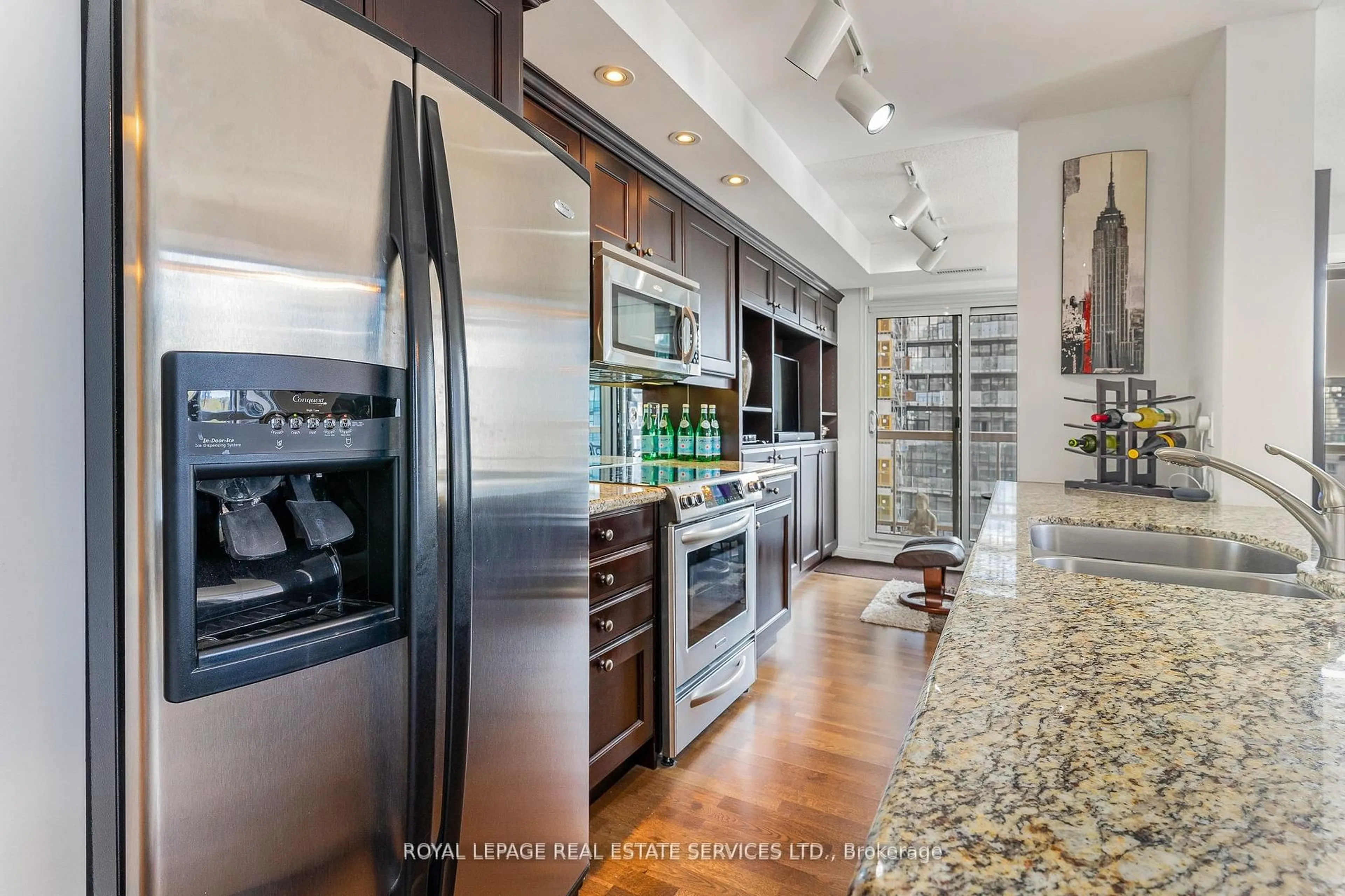 Contemporary kitchen, ceramic/tile floor for 900 Mount Pleasant Rd #1203, Toronto Ontario M4P 3J9