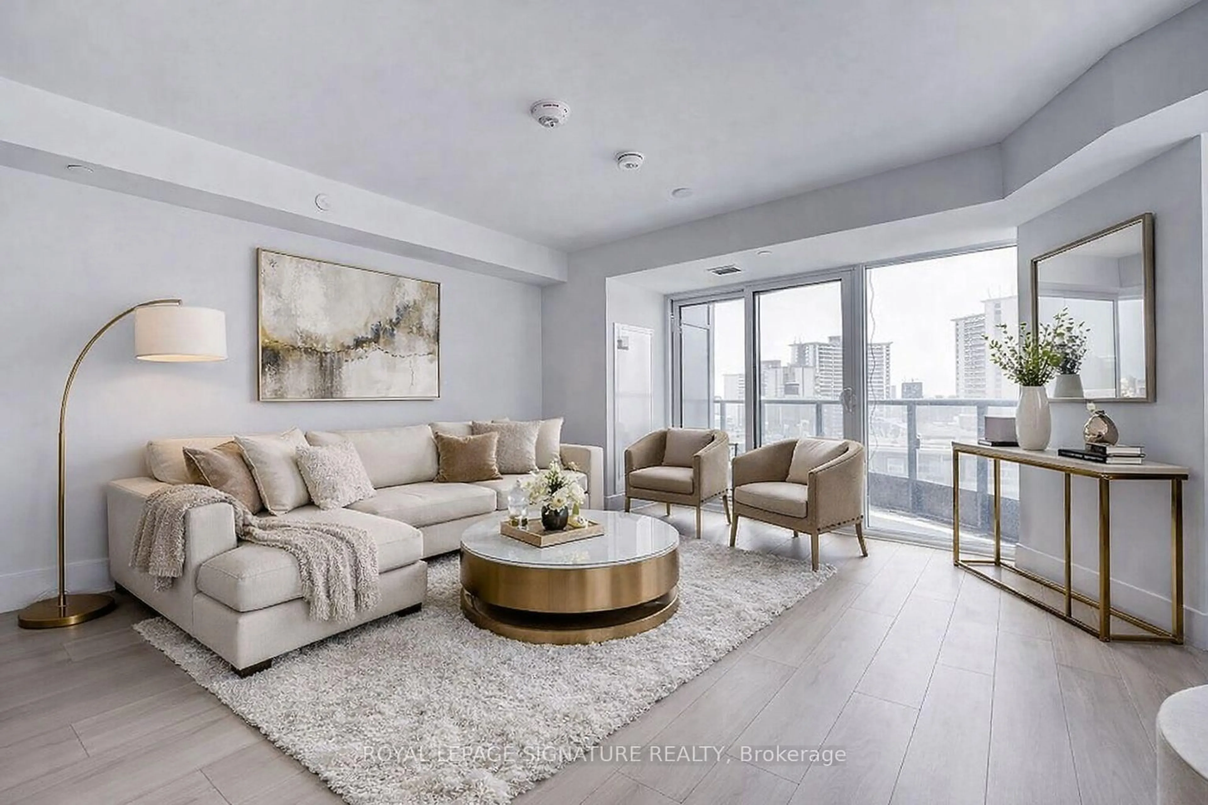 Living room with furniture, unknown for 585 Bloor St #2722, Toronto Ontario M4W 0B3