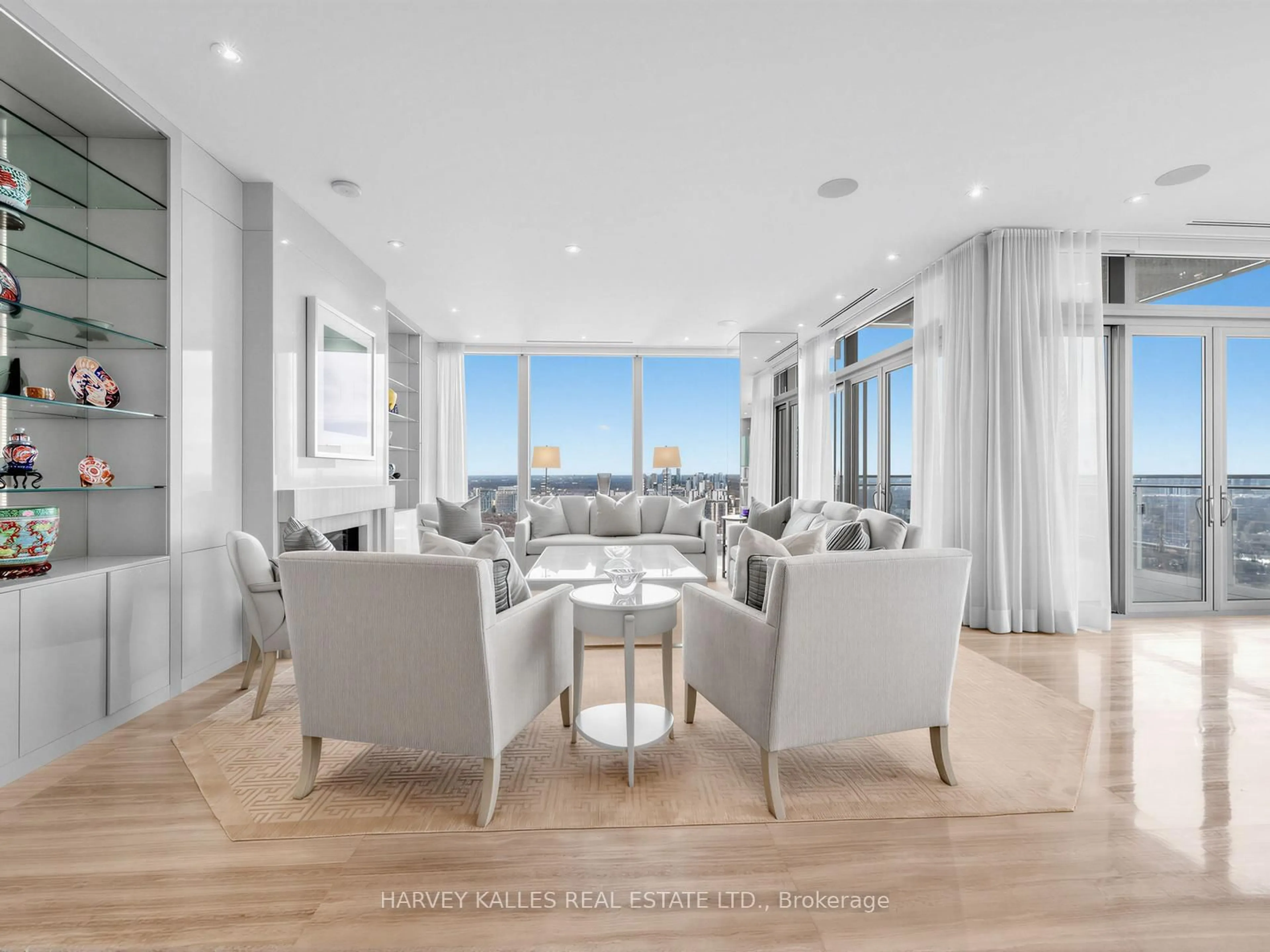 Living room with furniture, unknown for 50 Yorkville Ave #4702, Toronto Ontario M4W 0A4