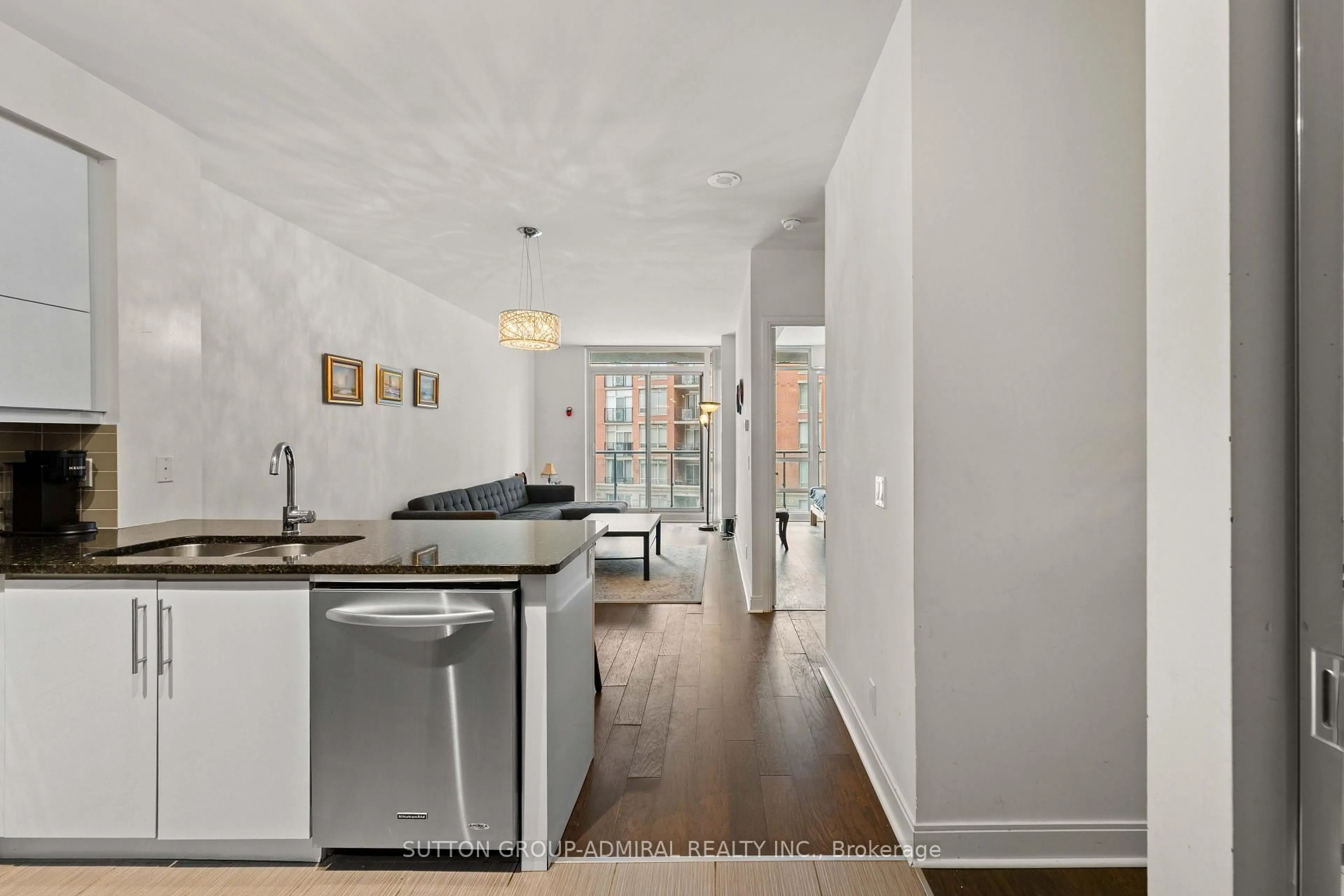 Open concept kitchen, unknown for 825 Church St #516, Toronto Ontario M4W 3Z4