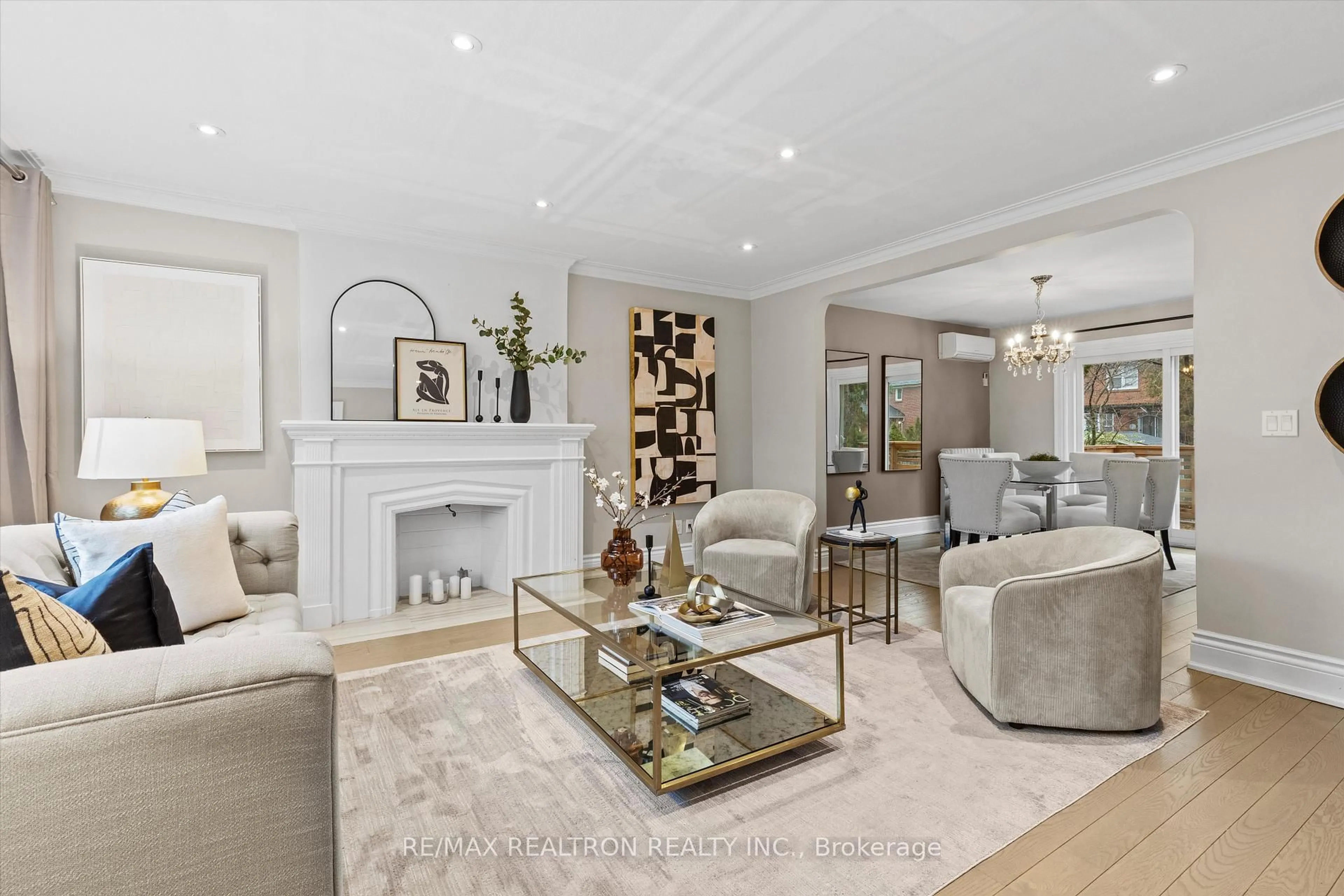 Living room with furniture, unknown for 38 Delhi Ave, Toronto Ontario M5M 3B7