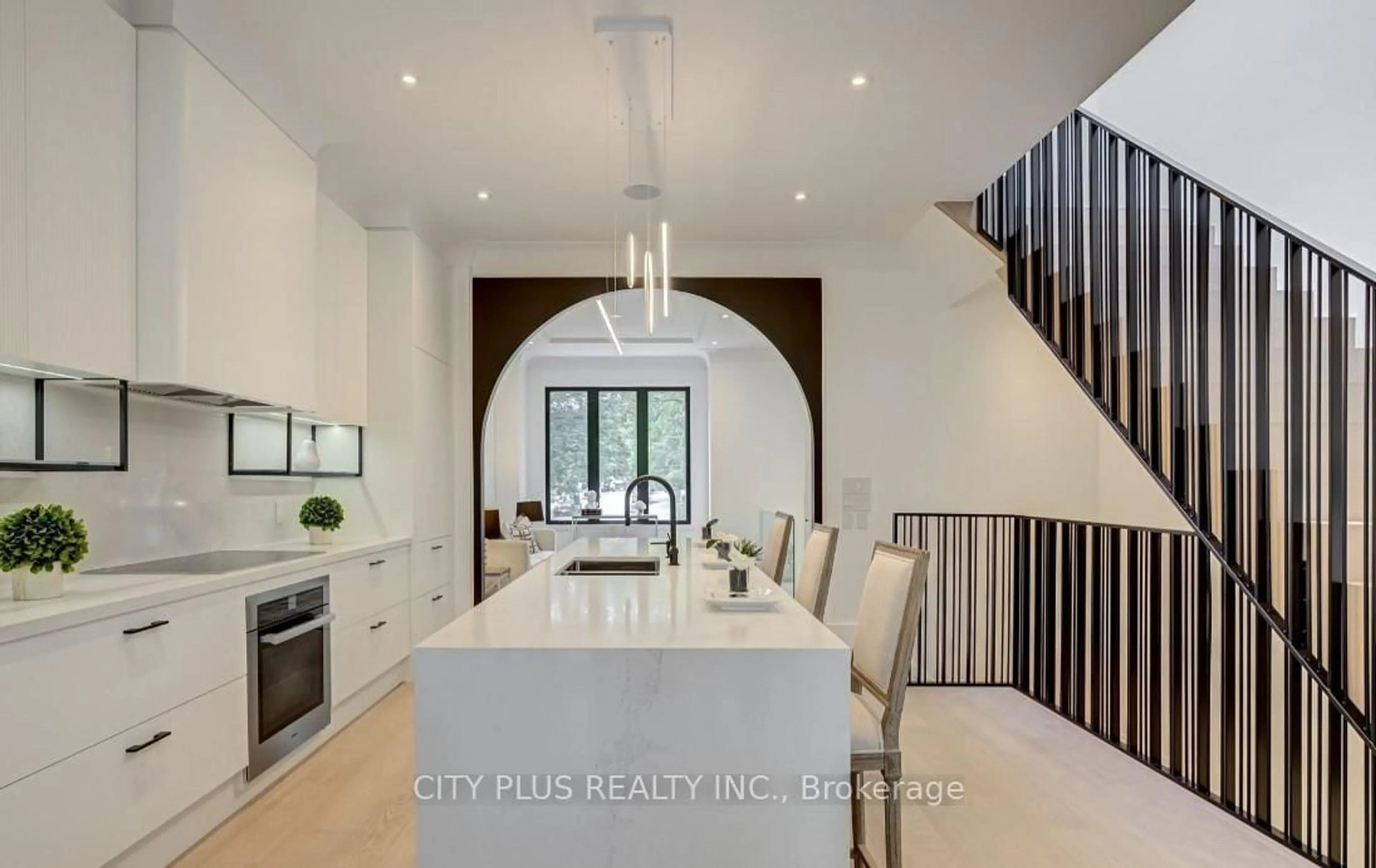 Contemporary kitchen, ceramic/tile floor for 119 Glengrove Ave, Toronto Ontario M4R 1P1