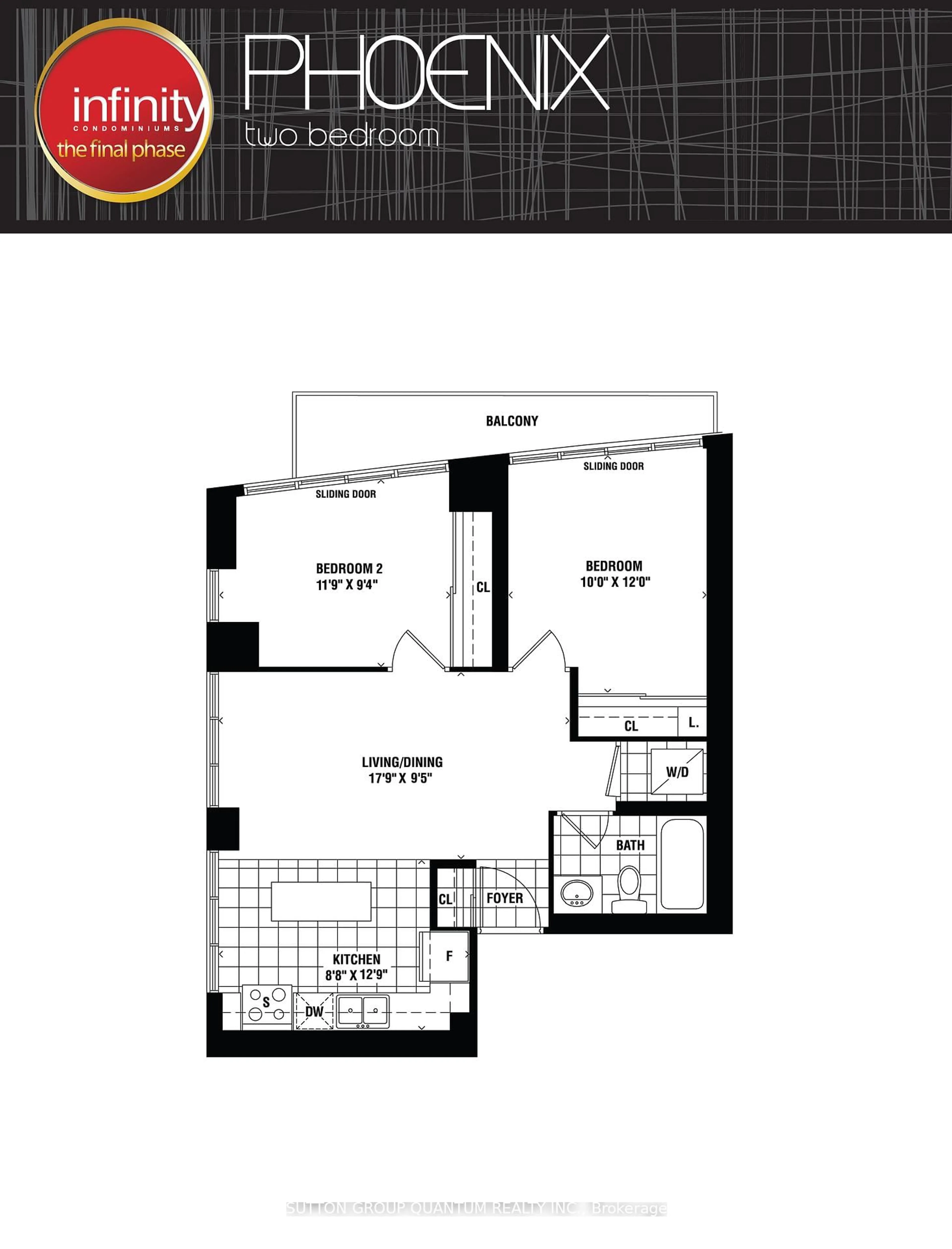 Floor plan for 25 Lower Simcoe St #1708, Toronto Ontario M5J 3A1