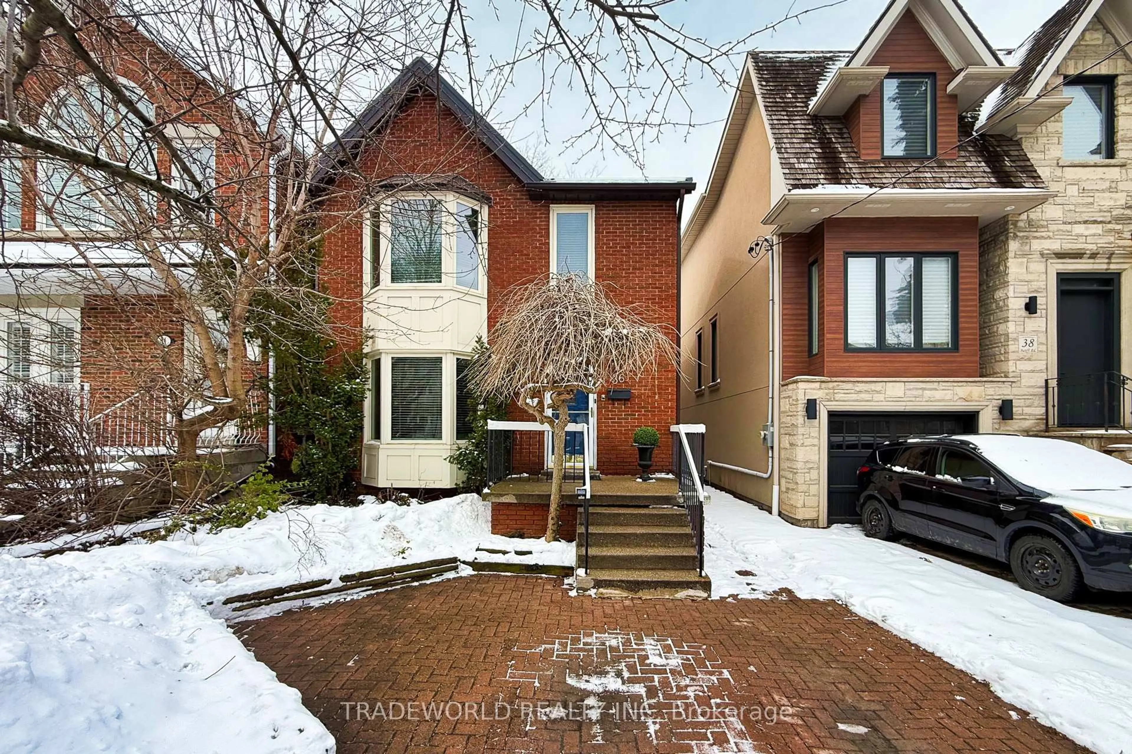 Home with brick exterior material, street for 36 Banff Rd, Toronto Ontario M4S 2V5